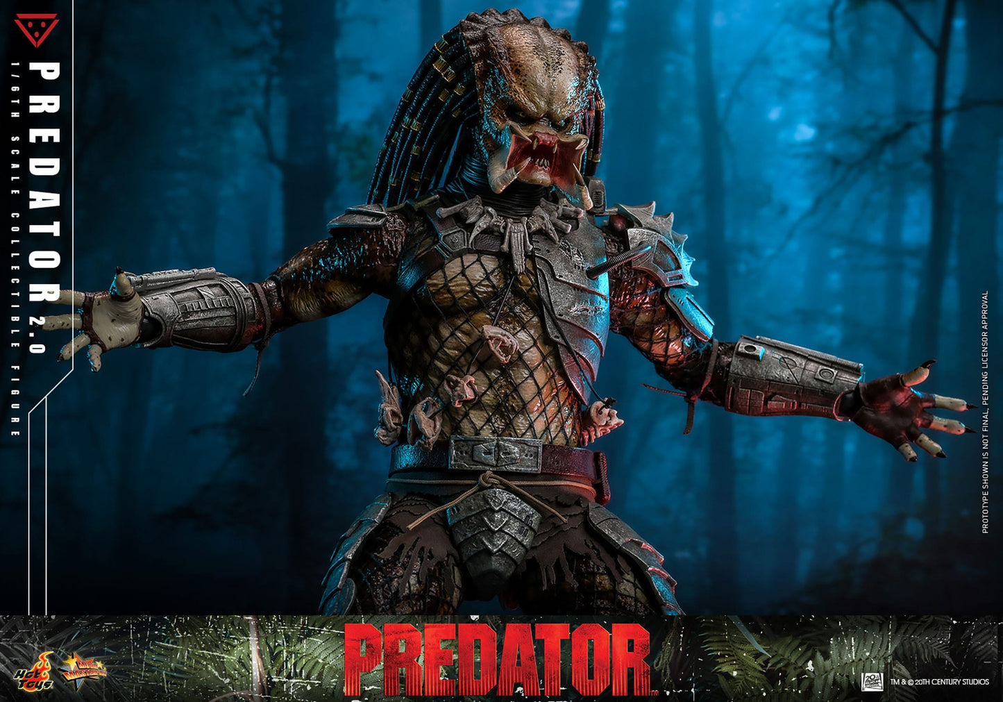Hot Toys - Predator (2.0) - Figura Movie Masterpiece 1/6 - 34 cm
