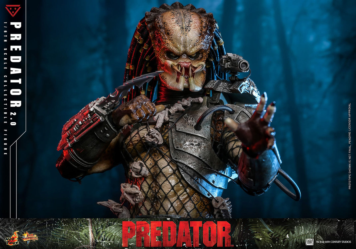 Hot Toys - Predator (2.0) - Figura Movie Masterpiece 1/6 - 34 cm