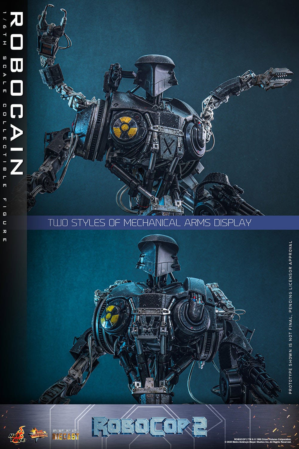 Hot Toys - Robocop 2 Movie Masterpiece Diecast - RoboCain