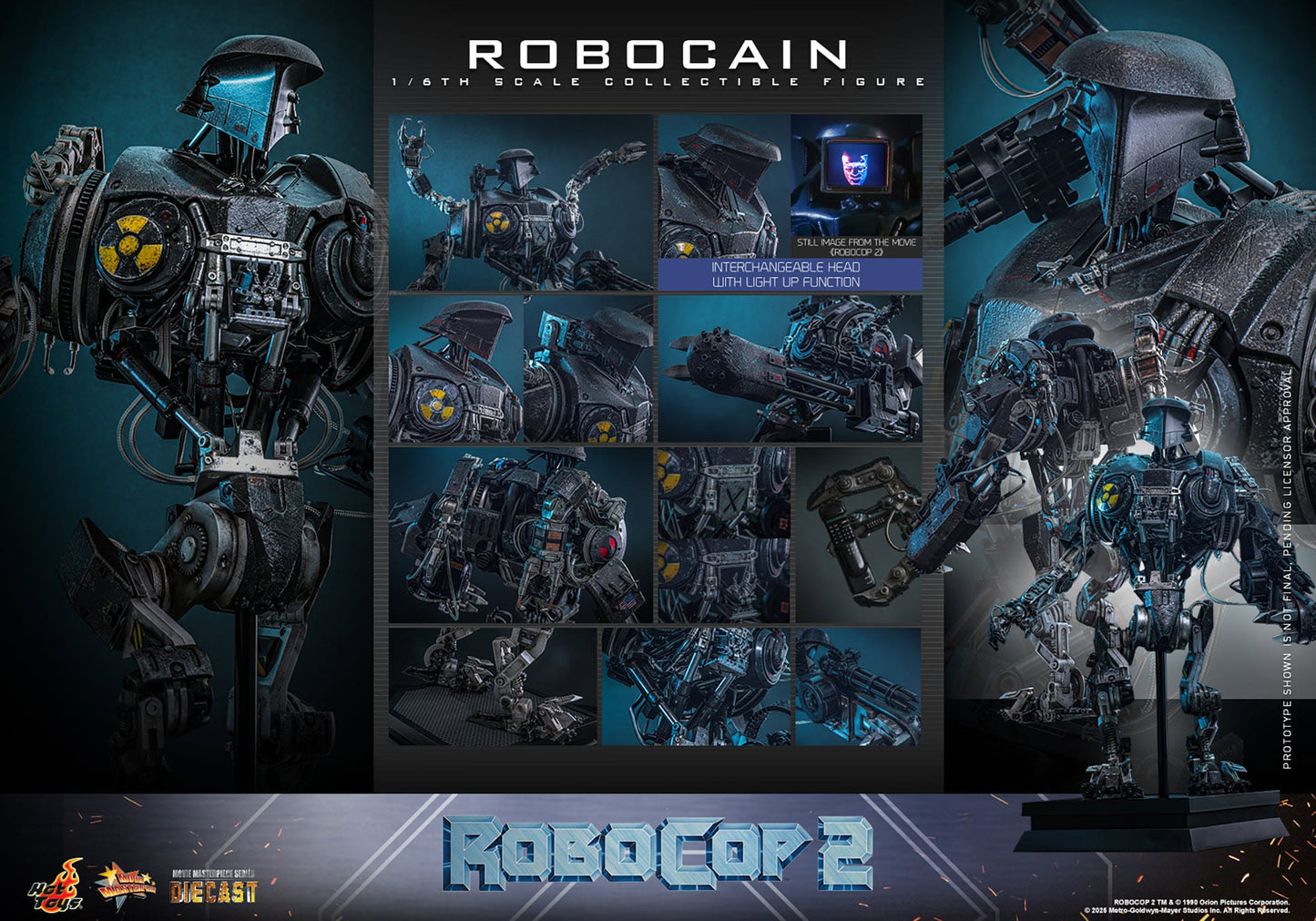 Hot Toys - Robocop 2 Movie Masterpiece Diecast - RoboCain