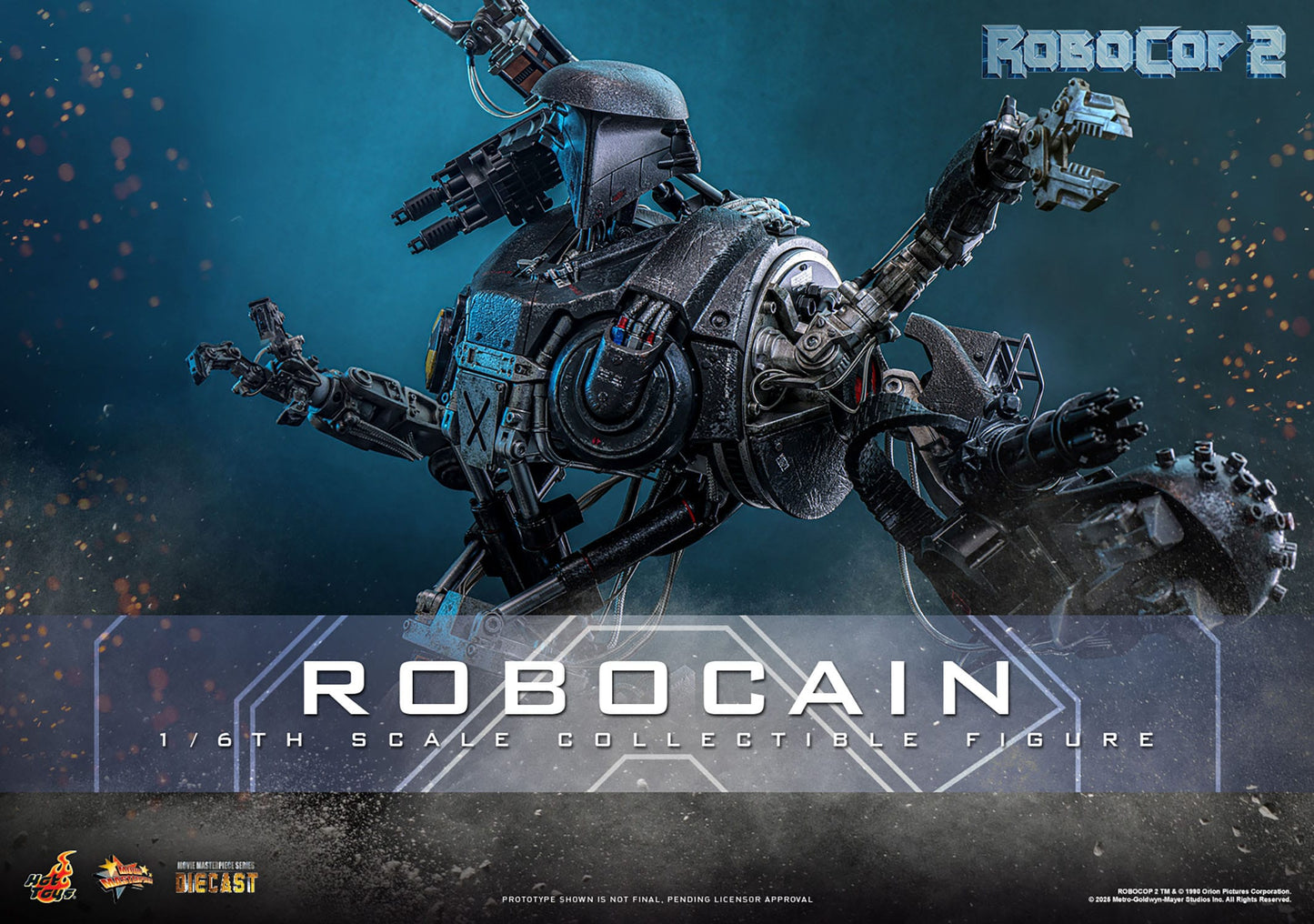 Hot Toys - Robocop 2 Movie Masterpiece Diecast - RoboCain