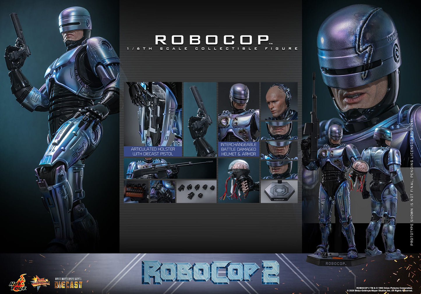 Hot Toys - Robocop 2 Movie Masterpiece Diecast - Robocop