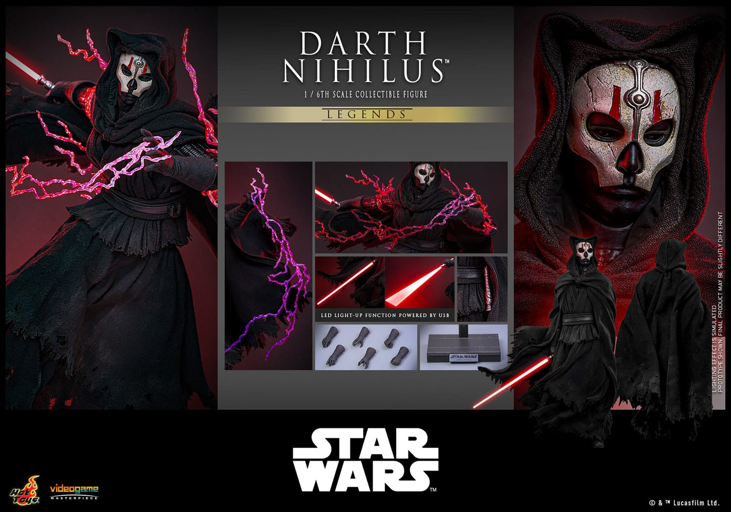 Hot Toys - Star Wars - Darth Nihilus 1/6 - 31 cm