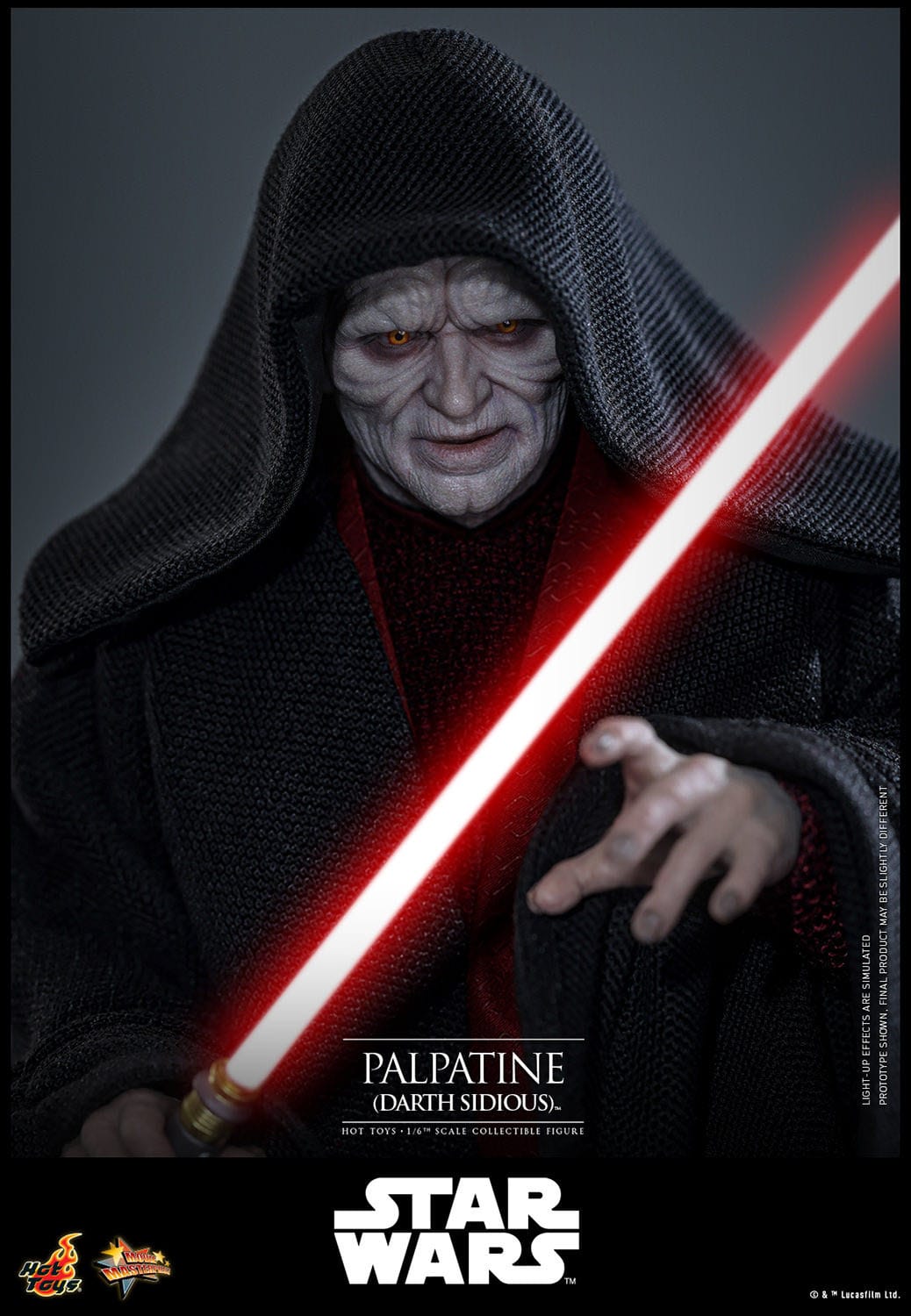 Hot Toys - Star Wars Episodio III - Figura Palpatine (Darth Sidious) 1/6 - 29 cm