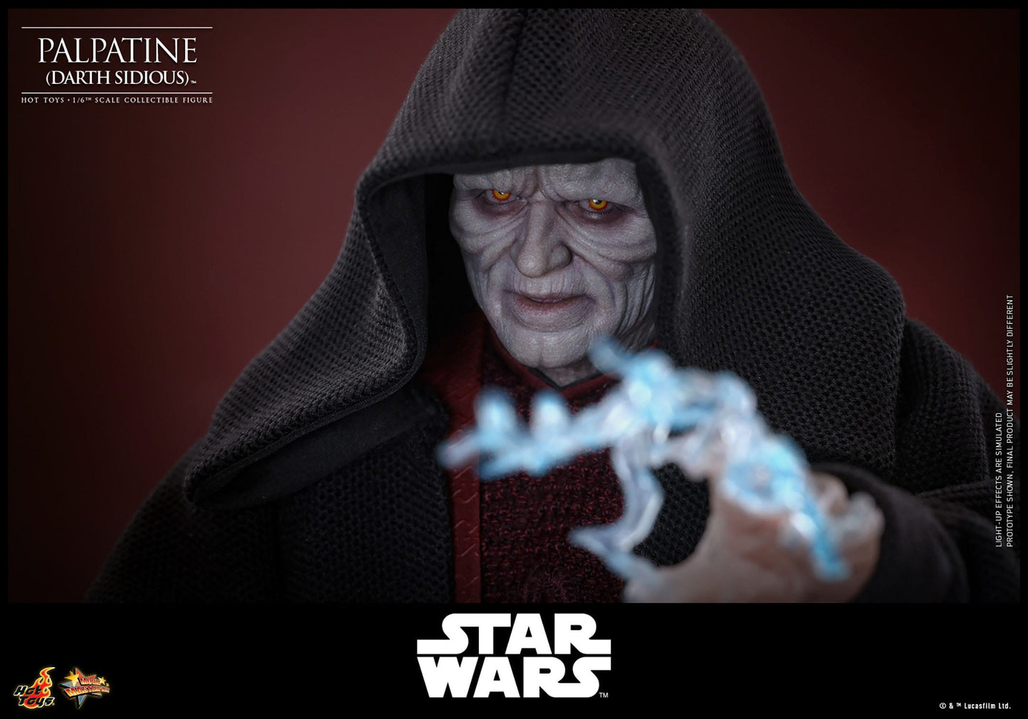 Hot Toys - Star Wars Episodio III - Figura Palpatine (Darth Sidious) 1/6 - 29 cm