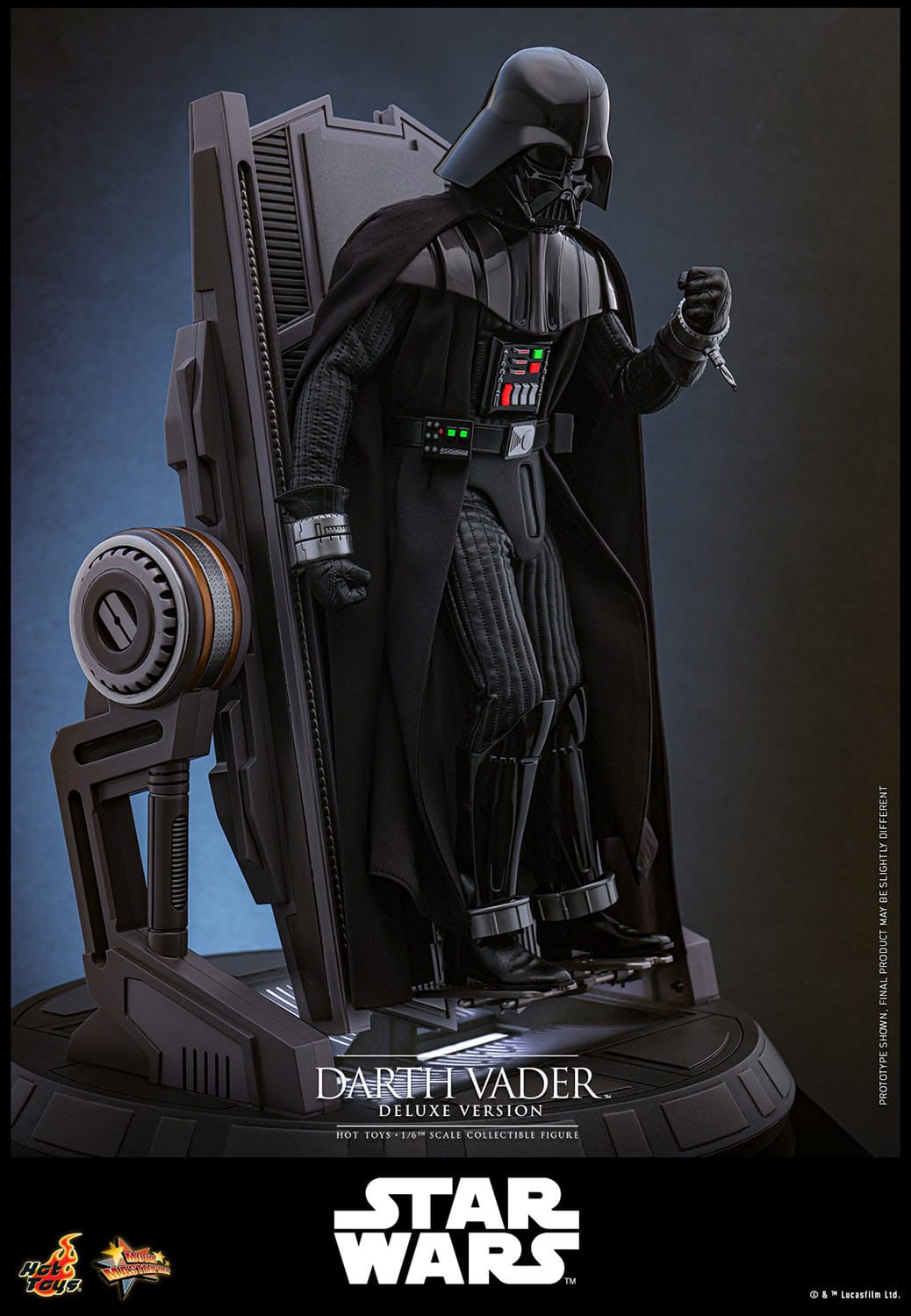 Hot Toys - Star Wars - Figura 1/6 Darth Vader Deluxe Version 35 cm