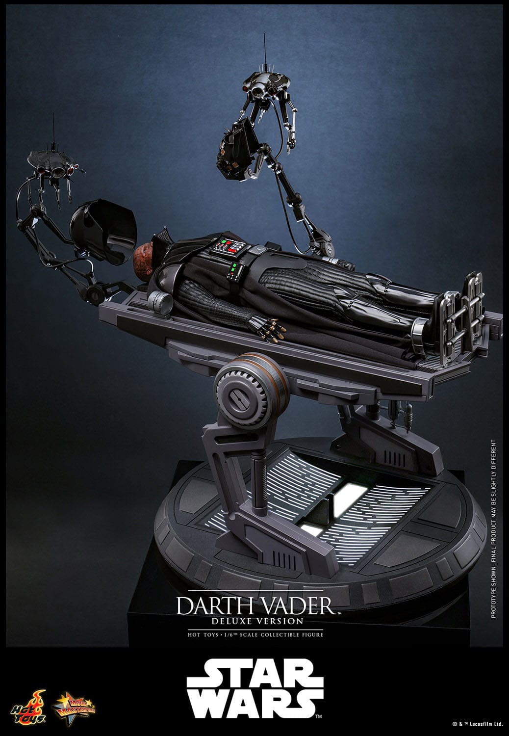 Hot Toys - Star Wars - Figura 1/6 Darth Vader Deluxe Version 35 cm