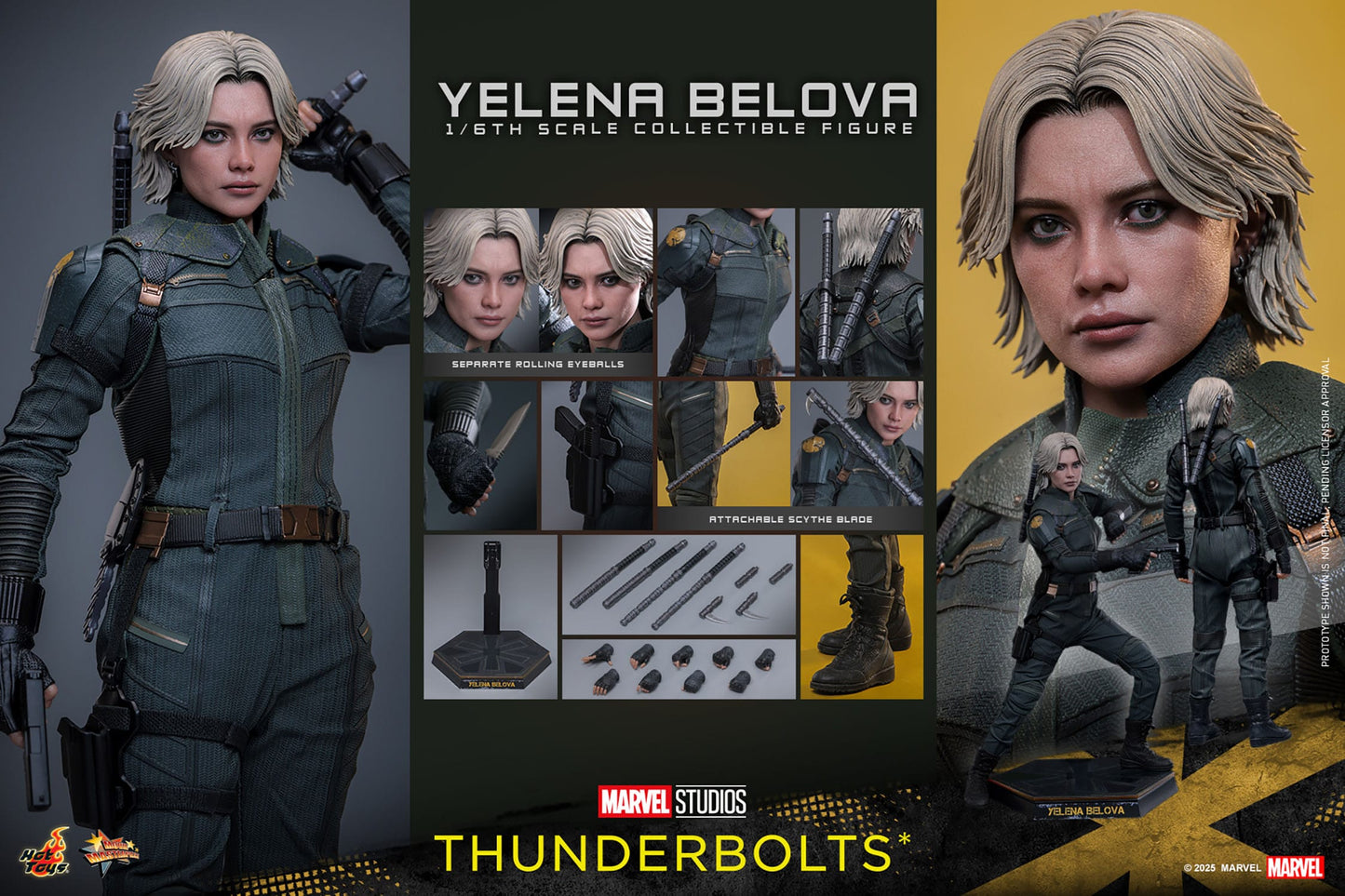 Hot Toys - Thunderbolts - Yelena Belova - Figura Movie Masterpiece 1/6 - 28 cm
