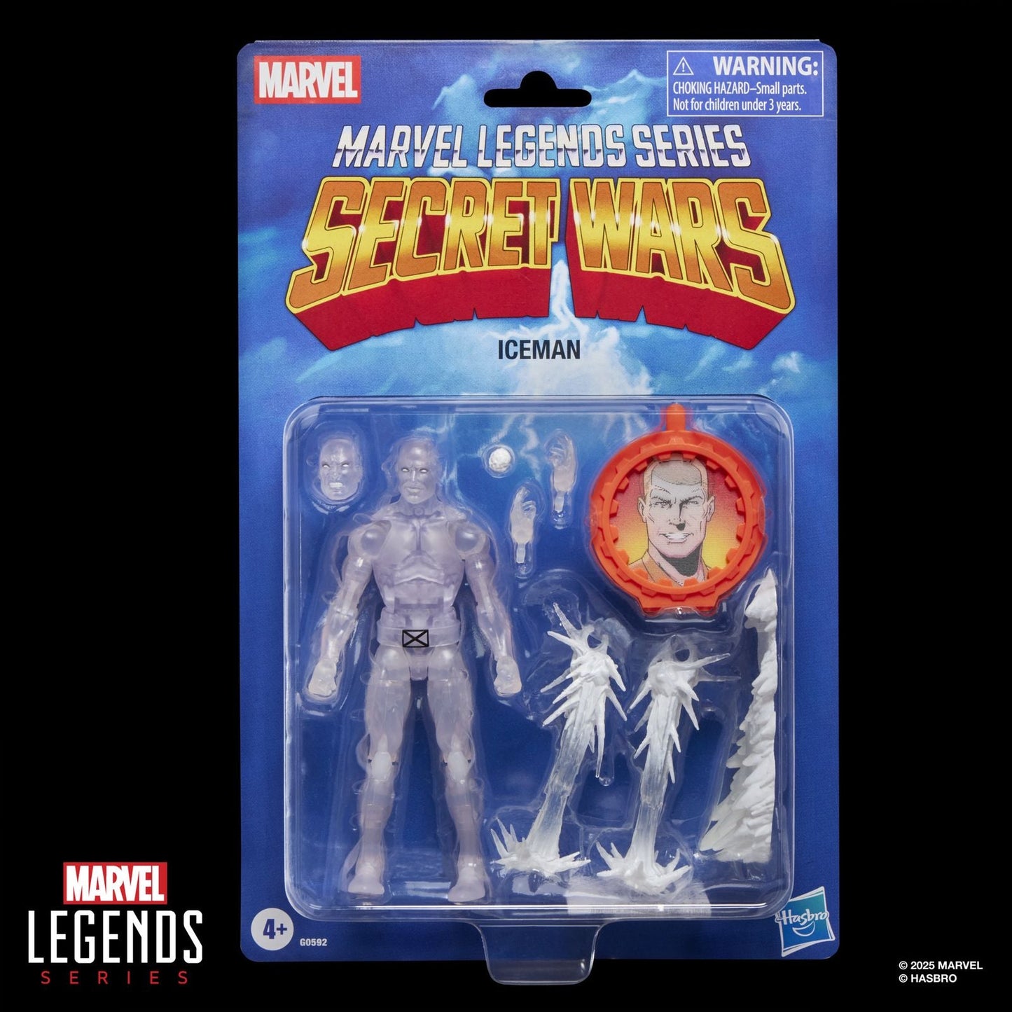 ICEMAN FIGURA 15 CM SECRET WARS MARVEL LEGENDS SERIES