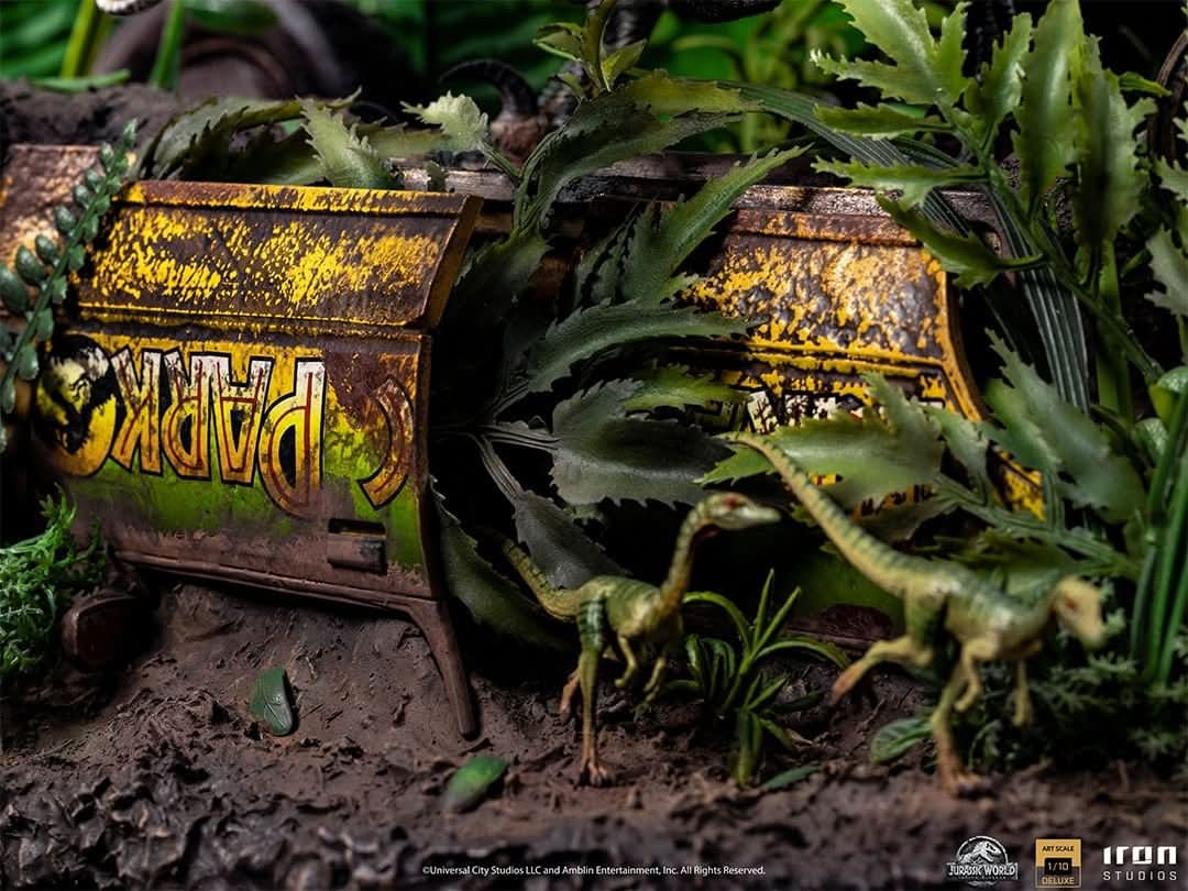 Iron Studios - Jurassic World: Fallen Kingdom - Estatua 1/10 Art Scale Blue Deluxe
