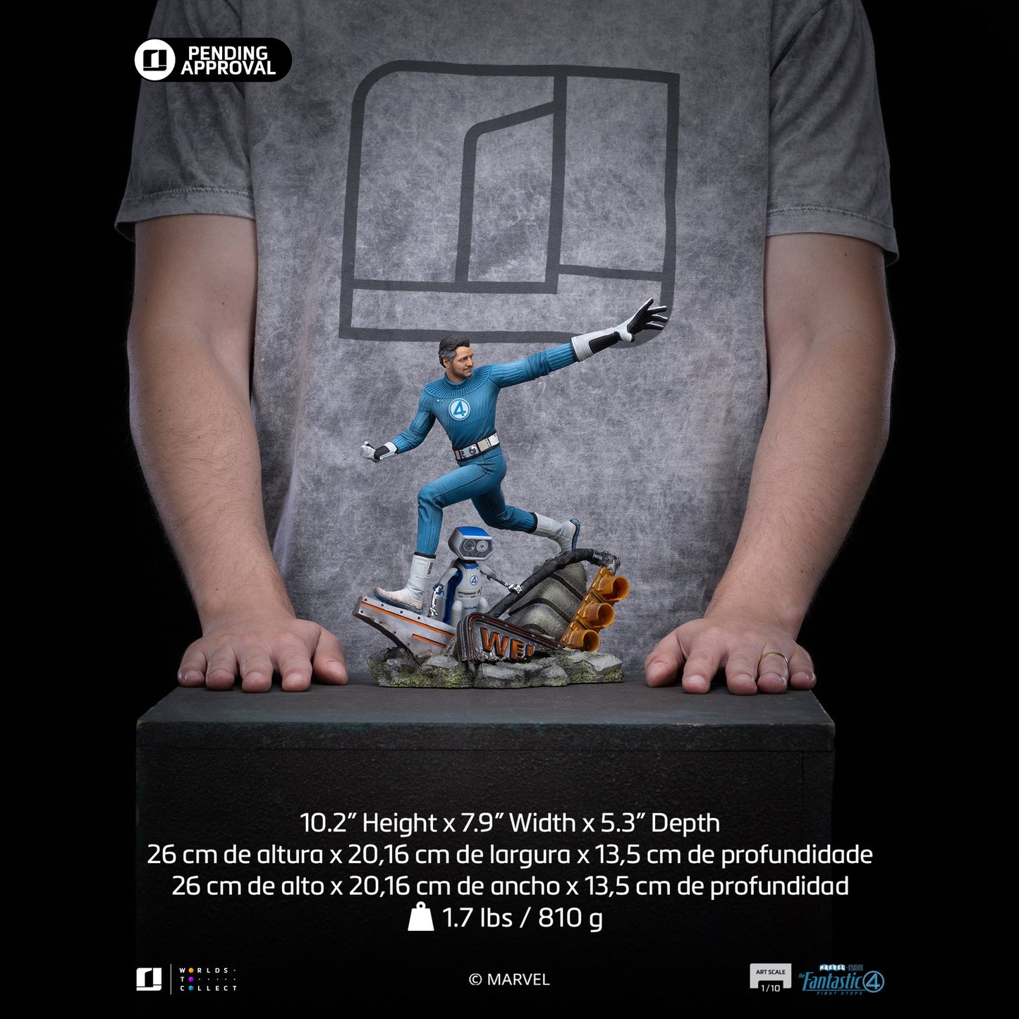 Iron Studios - Marvel - The Fantastic Four: First Steps - Mister Fantastic