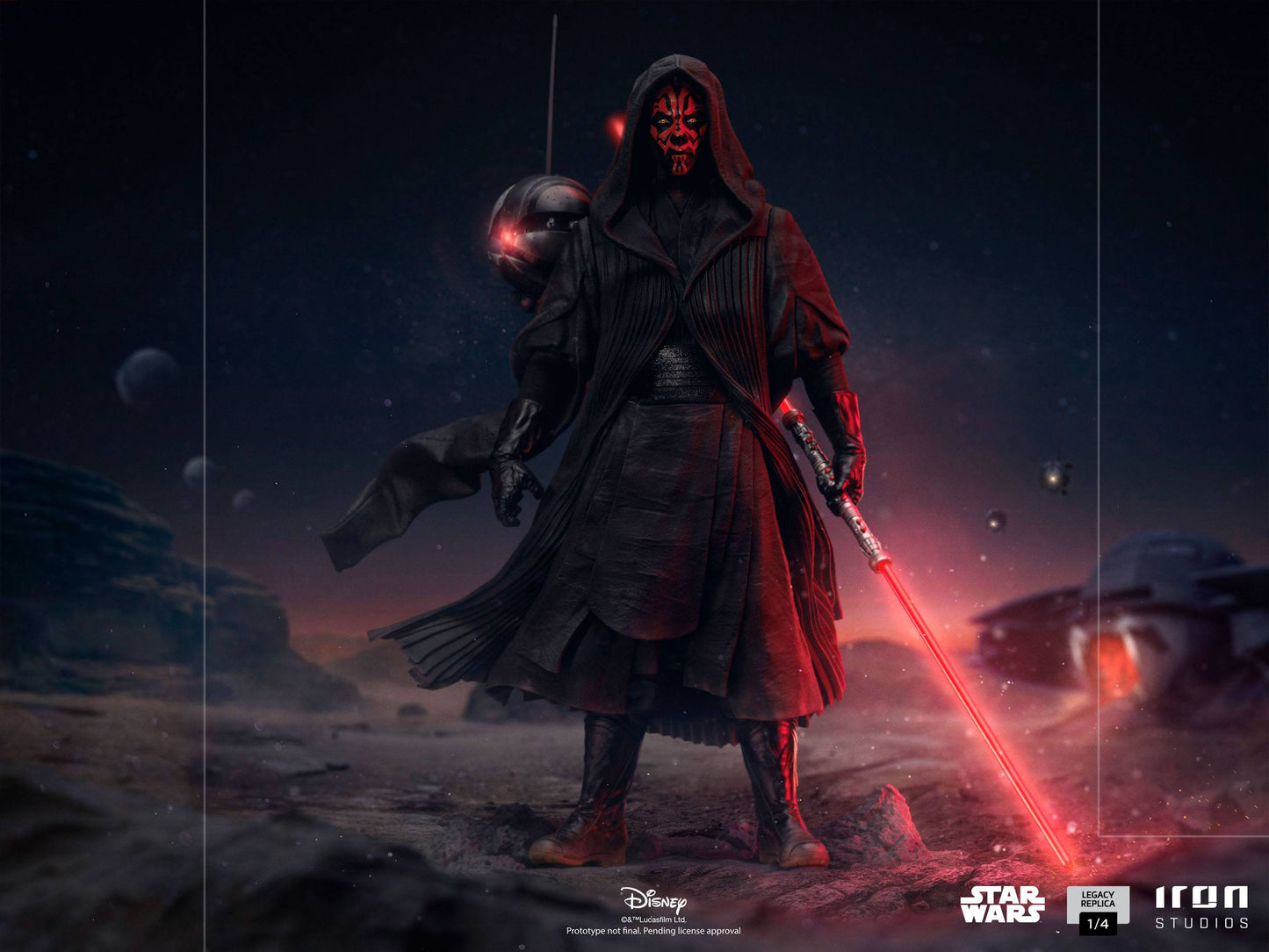 Iron Studios - Star Wars - Legacy Replica 1/4 - Statue Darth Maul