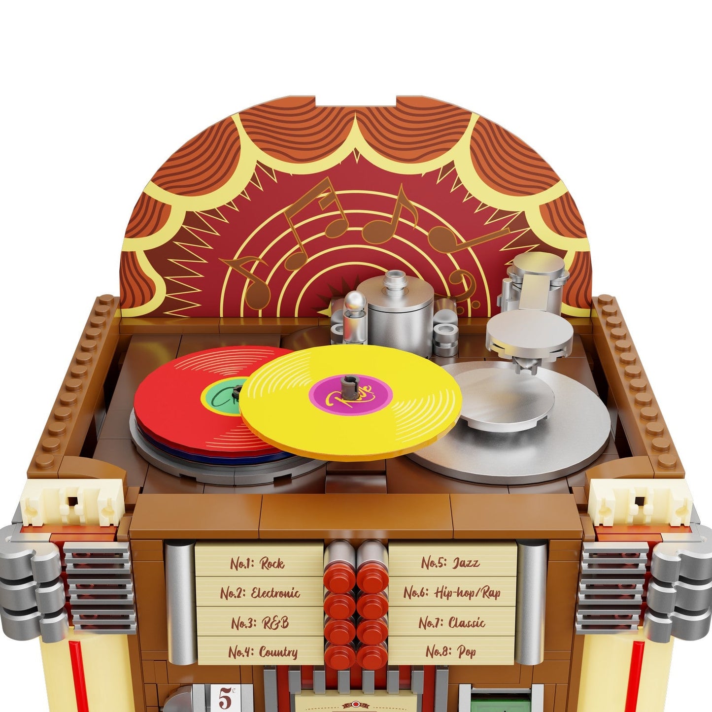 JUKEBOX SET CONSTRUCCION 32 CM RETRO SERIES