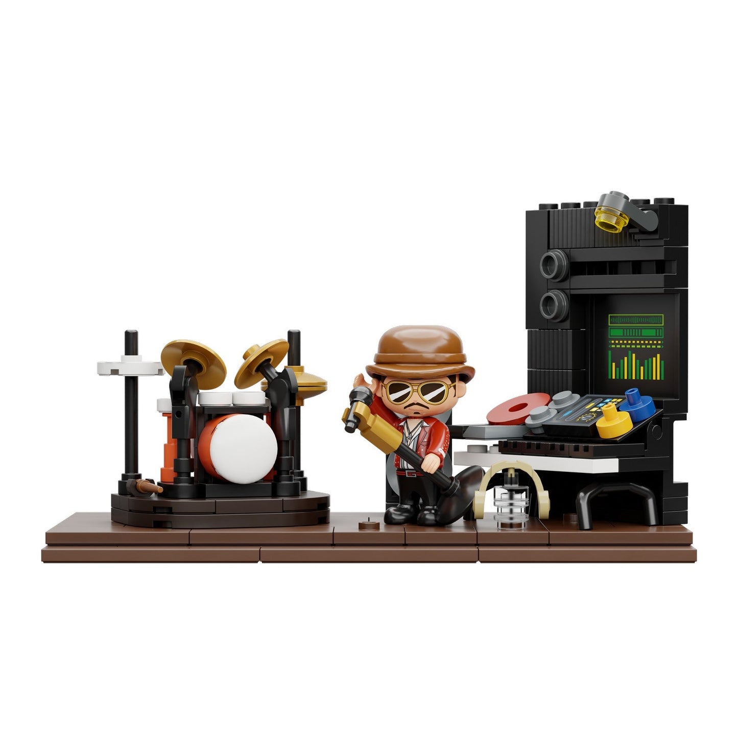 JUKEBOX SET CONSTRUCCION 32 CM RETRO SERIES