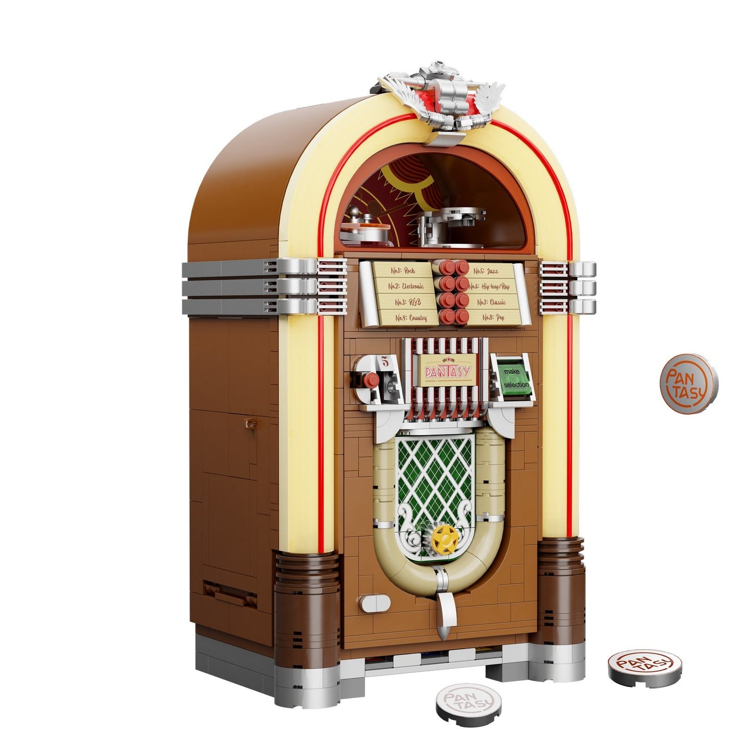 JUKEBOX SET CONSTRUCCION 32 CM RETRO SERIES