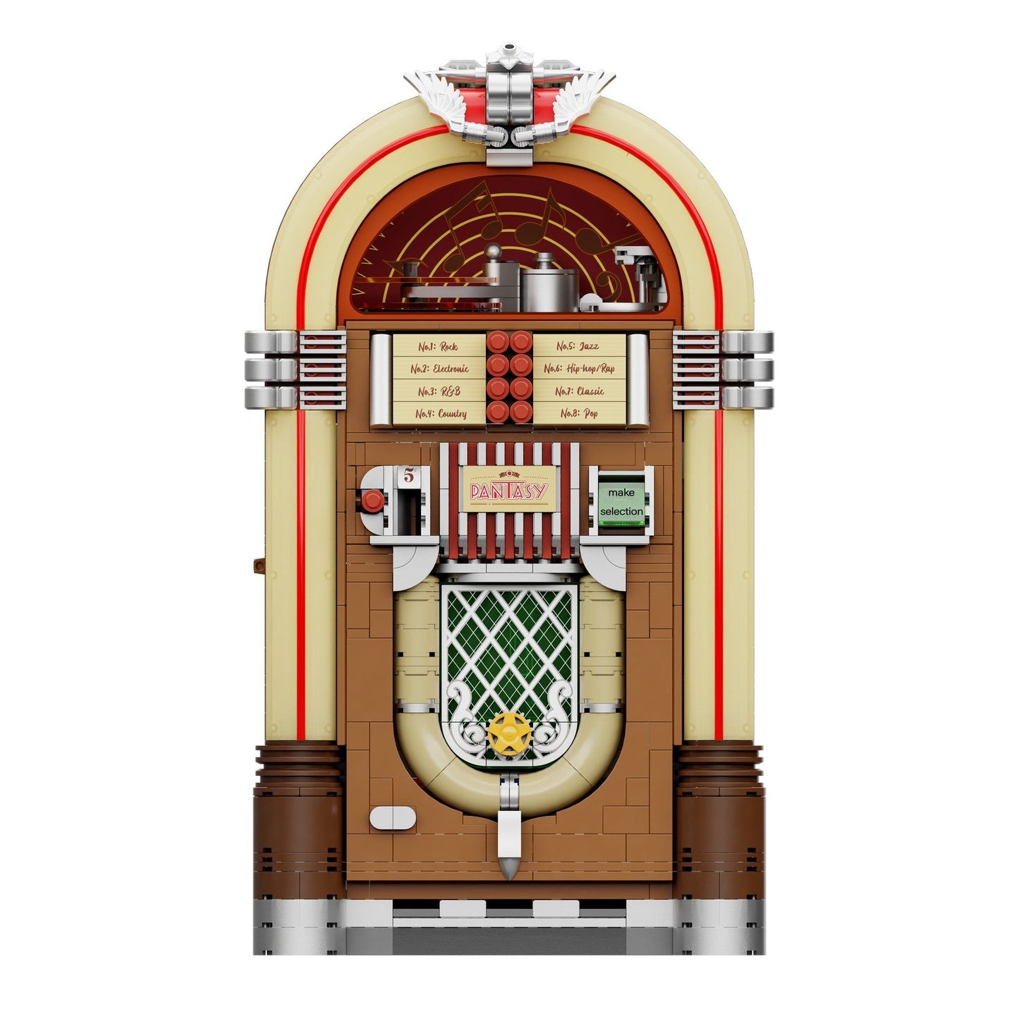 JUKEBOX SET CONSTRUCCION 32 CM RETRO SERIES