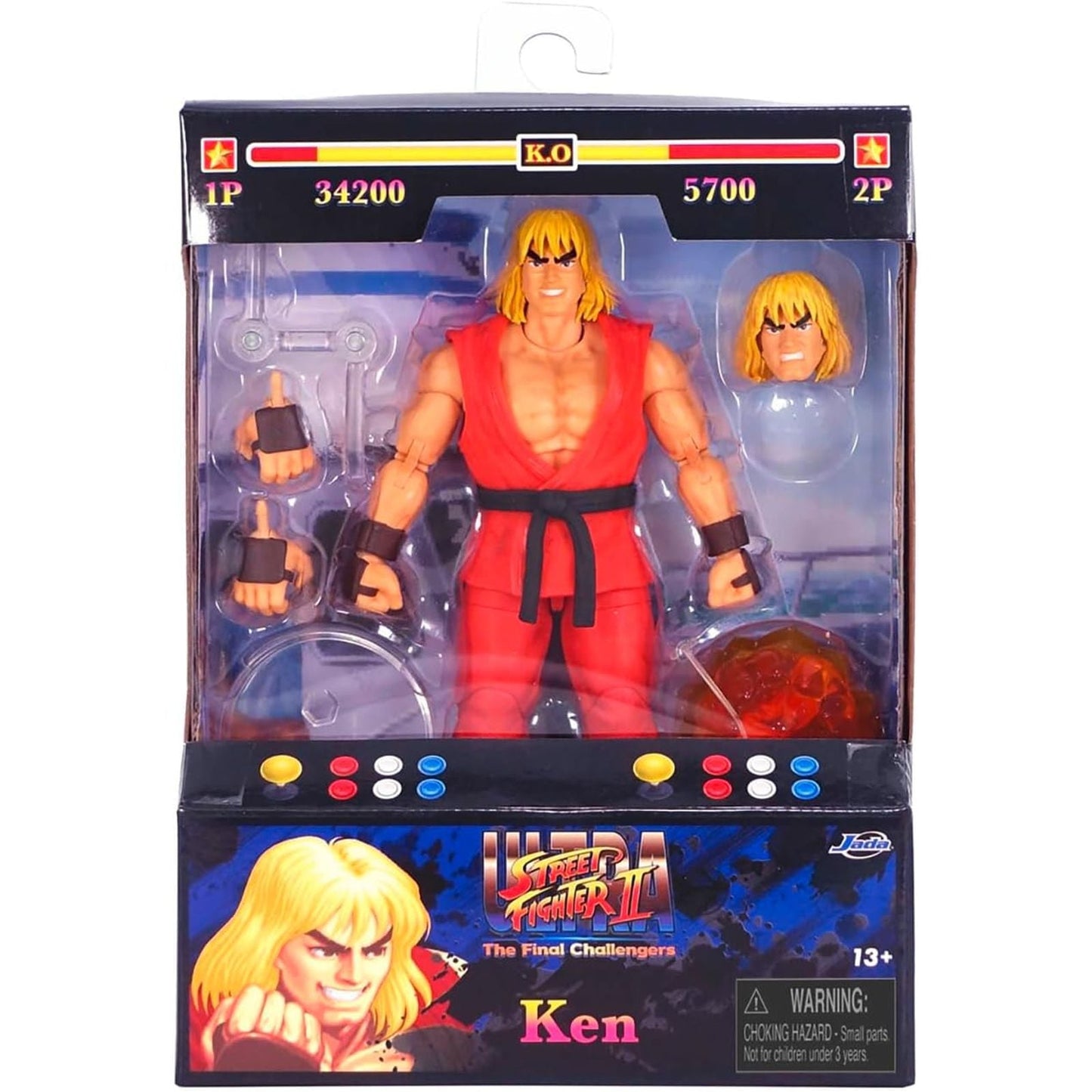 KEN FIGURA 15 CM ULTRA STREET FIGHTER II: THE FINAL CHALLENGERS