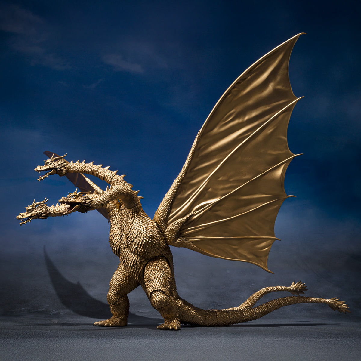 KING GHIDORAH 1972 FIGURA 25 CM GODZILLA VS GIGAN S.H. MONSTERARTS COLLECTORS SHOP