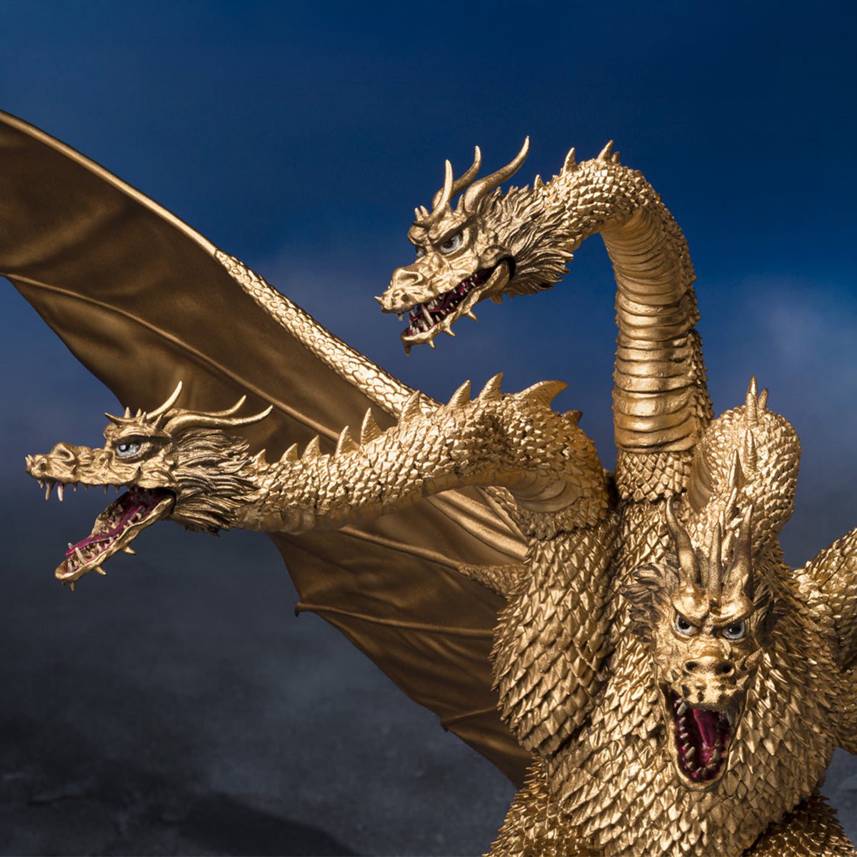 KING GHIDORAH 1972 FIGURA 25 CM GODZILLA VS GIGAN S.H. MONSTERARTS COLLECTORS SHOP