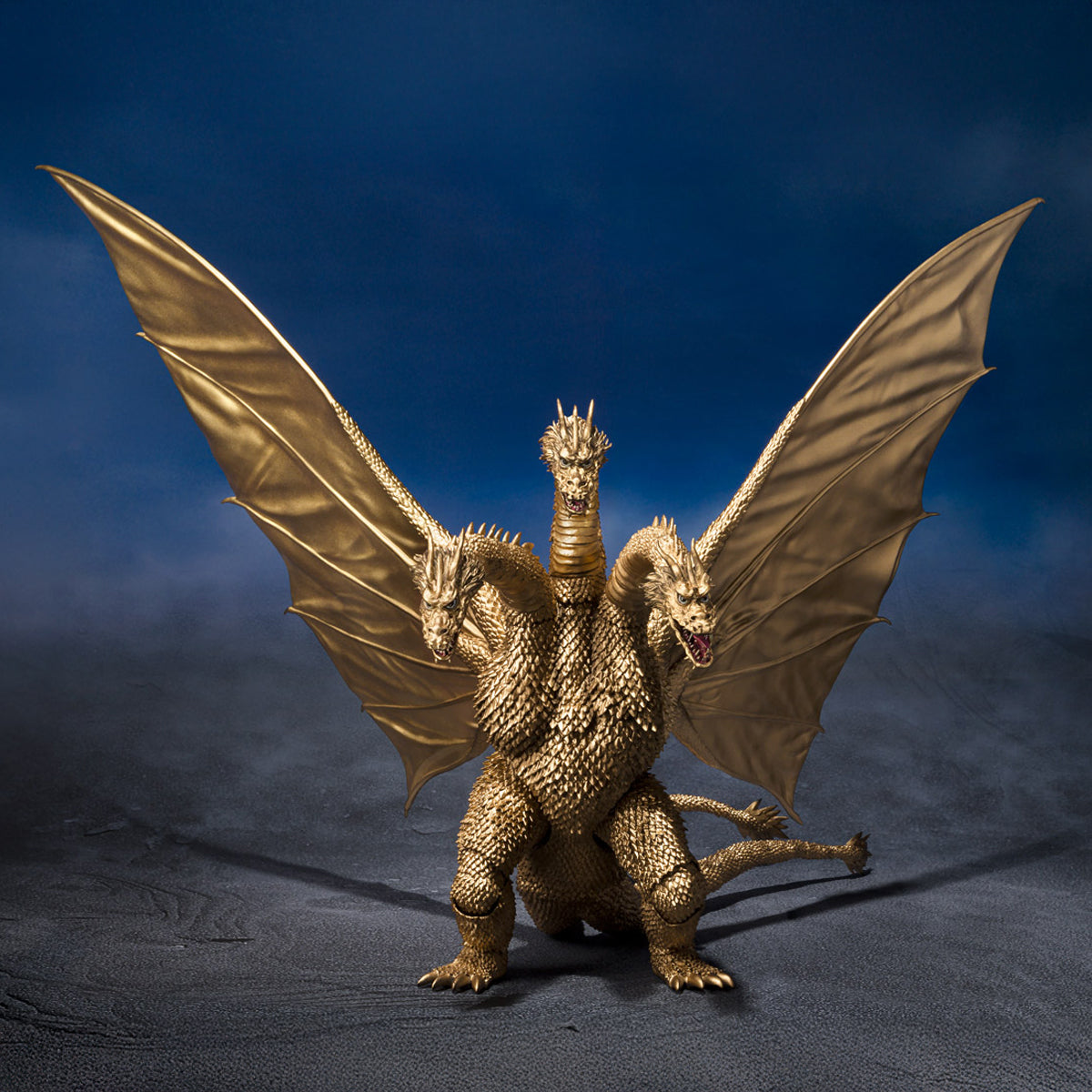 KING GHIDORAH 1972 FIGURA 25 CM GODZILLA VS GIGAN S.H. MONSTERARTS COLLECTORS SHOP