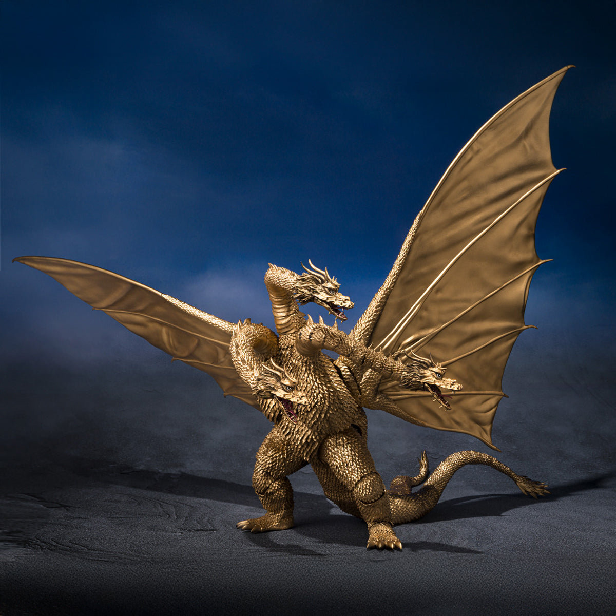 KING GHIDORAH 1972 FIGURA 25 CM GODZILLA VS GIGAN S.H. MONSTERARTS COLLECTORS SHOP