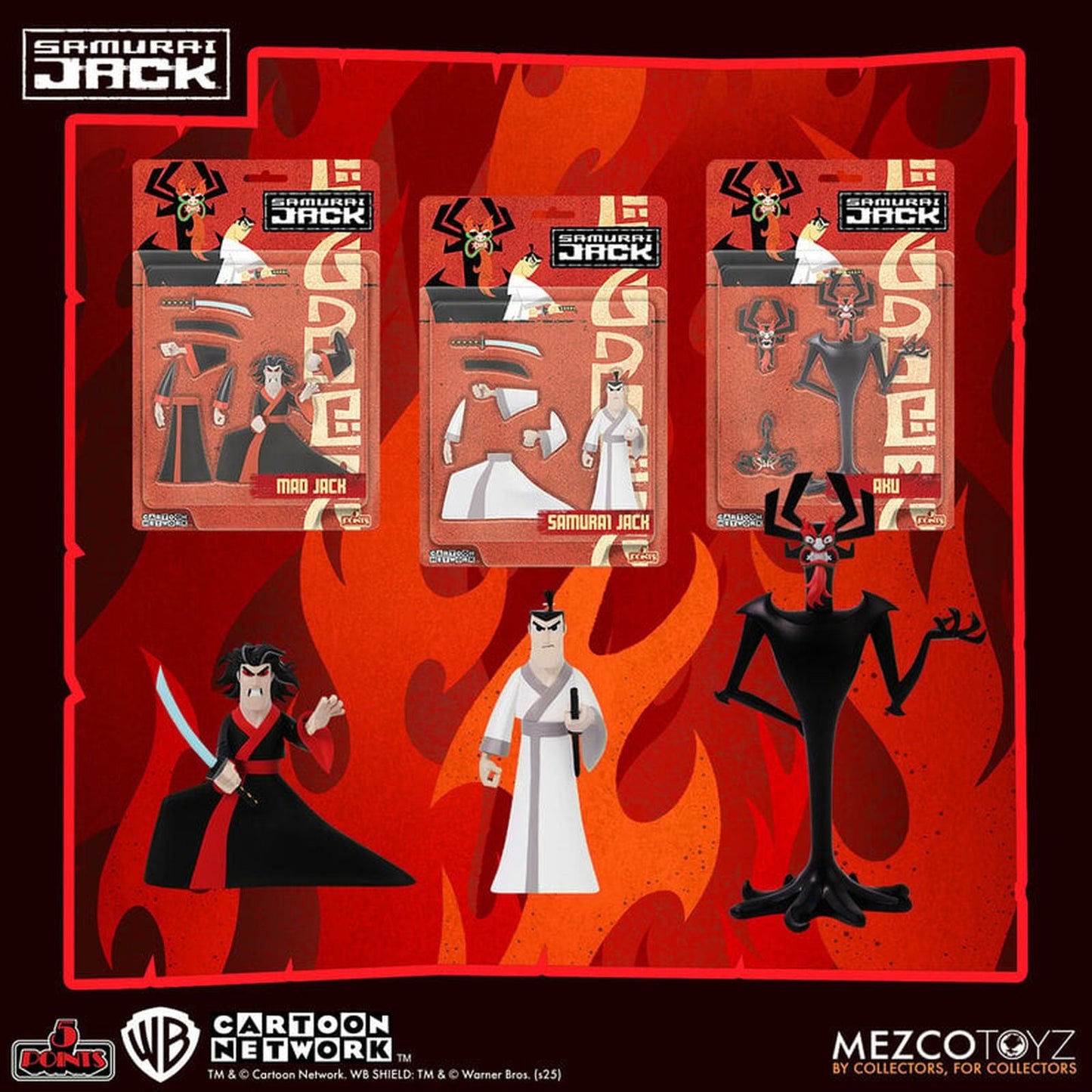 MAD JACK FIGURA 9,5 CM SAMURAI JACK 5 POINTS