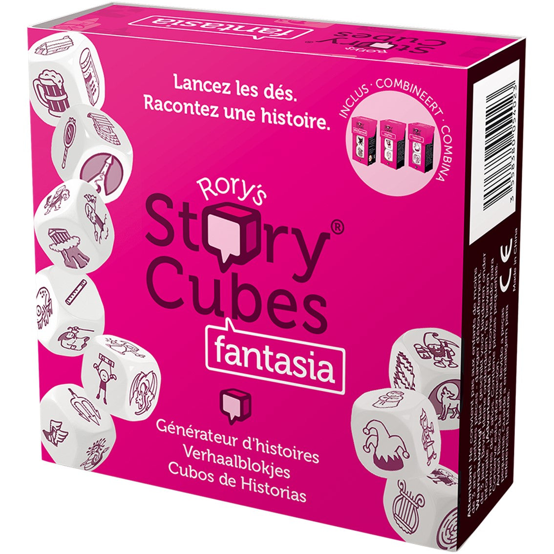 JUEGO DE MESA ASMODEE STORY CUBES FANTASIA PEGI 8