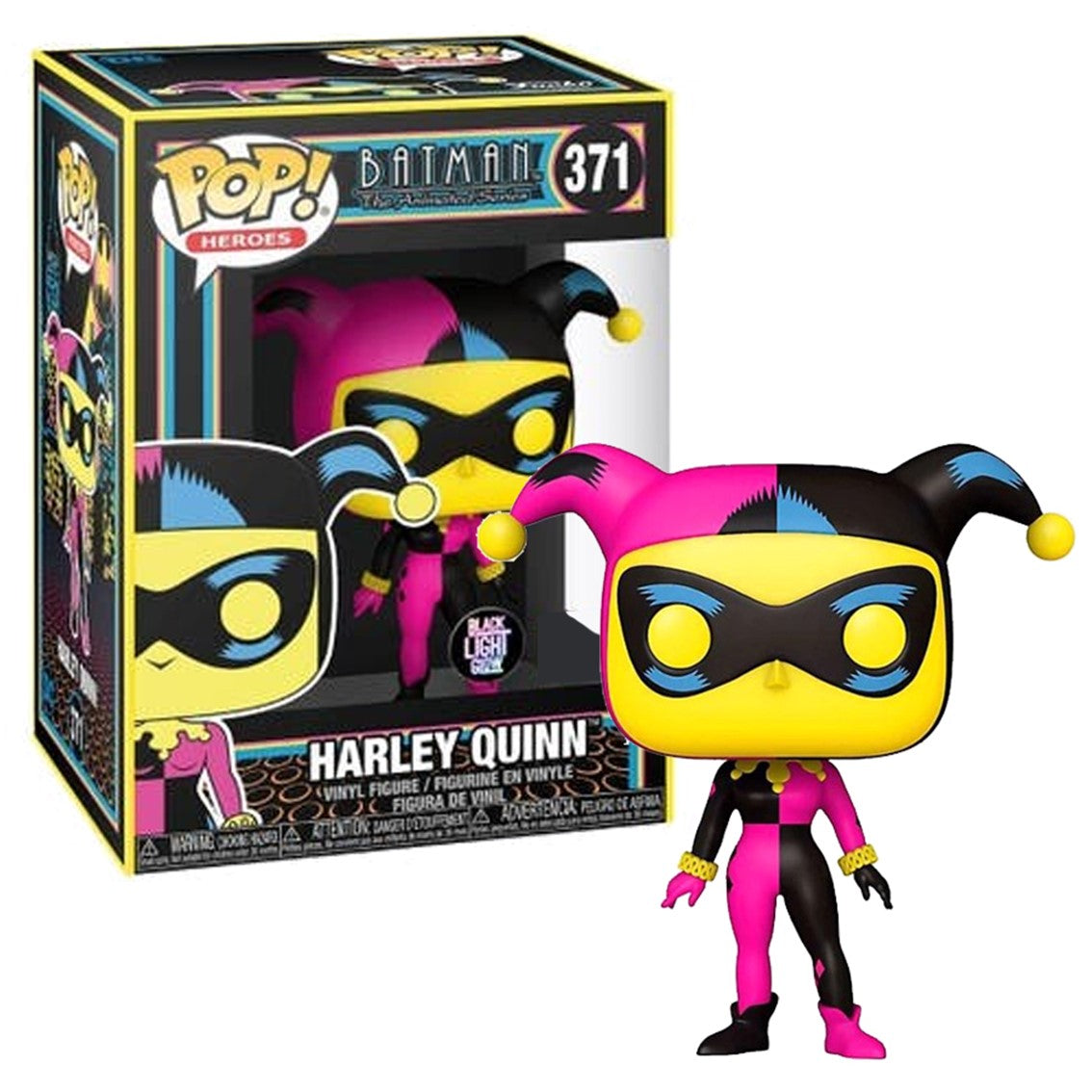 FUNKO POP DC BLACK LIGHT HARLEY QUINN MULTICOLOR 51726
