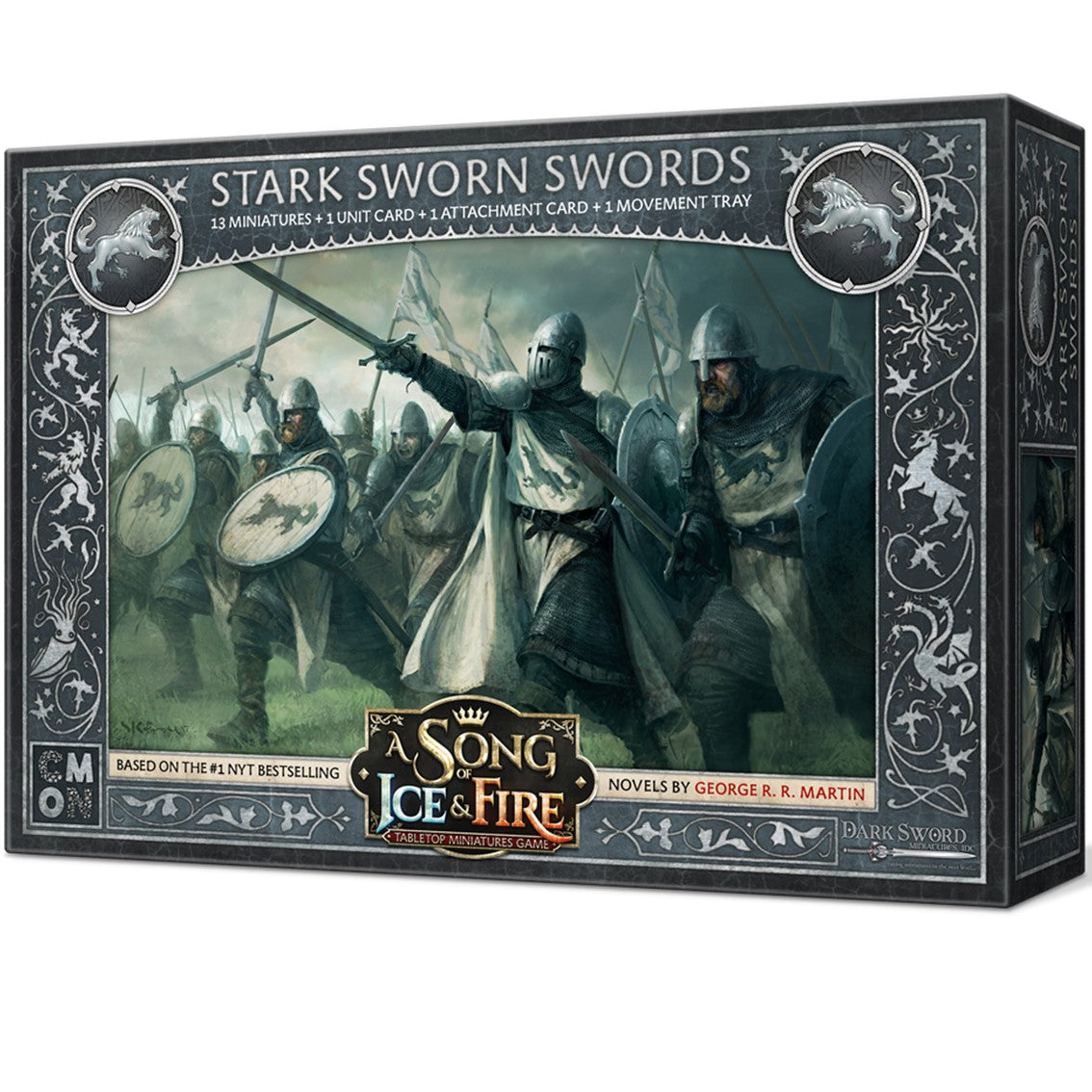 JUEGO DE MESA ASMODEE CANCION DE HIELO Y FUEGO: ESPADAS JURAMENTADAS STARK PEGI 14 - Z POP Toys