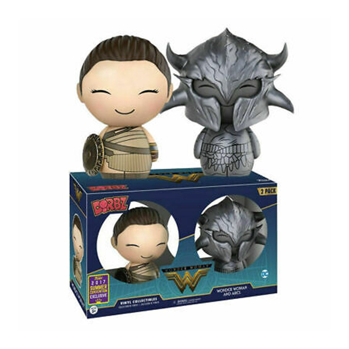 FUNKO DORBZ DC COMICS WONDER WOMAN PACK 2 WONDER WOMAN & ARES EDICION LIMITADA
