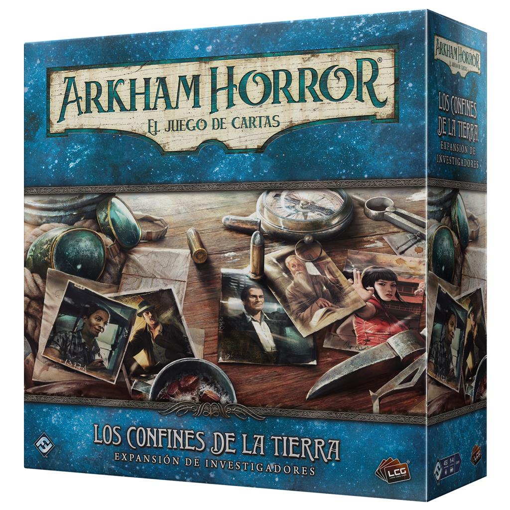 JUEGO DE MESA ARKHAM HORROR LOS CONFINES DE LA TIERRA EXPANSION INVESTIGADORES PEGI 14 - Z POP Toys