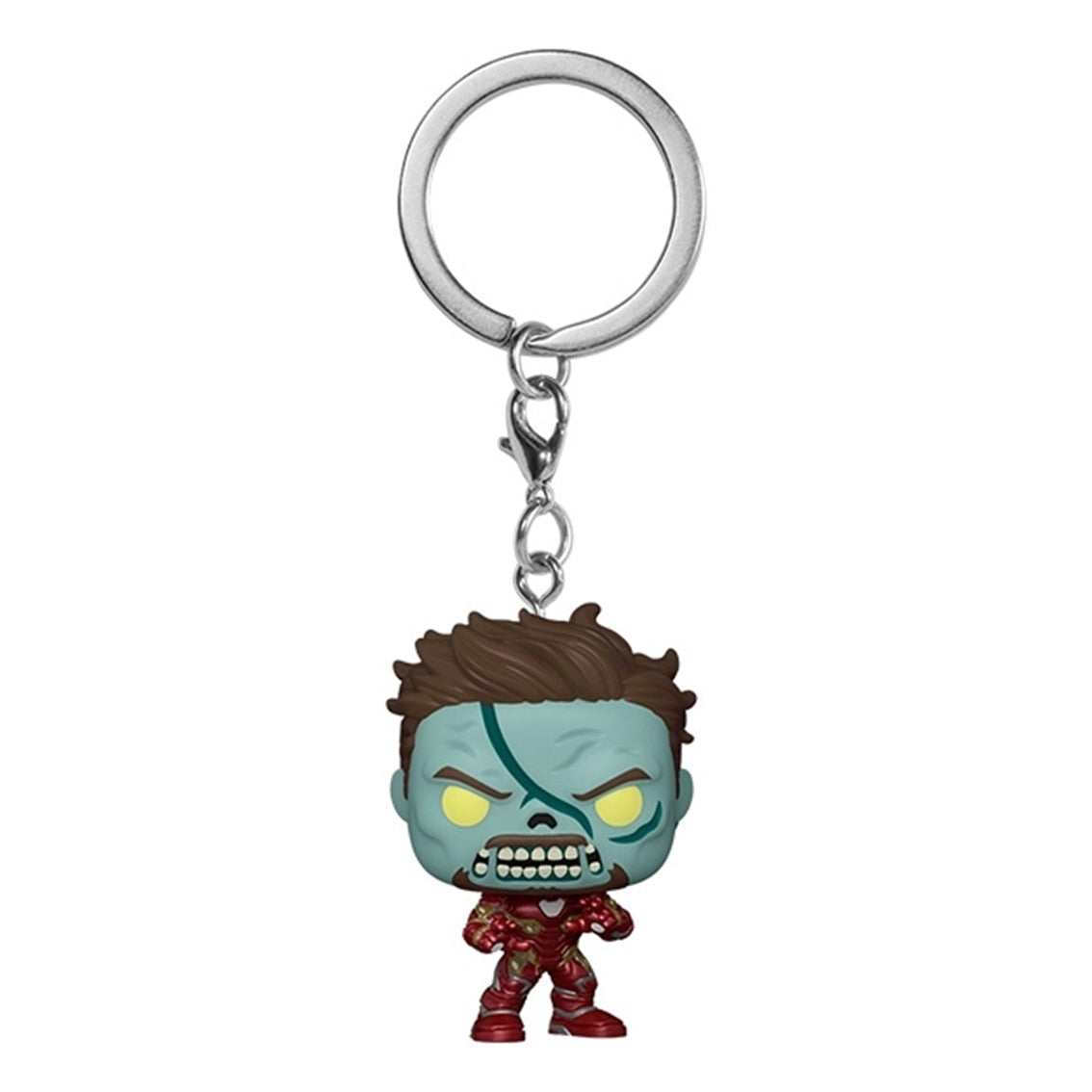 FUNKO POP KEYCHAIN LLAVERO MARVEL WHAT IF IRON MAN ZOMBIE 57400