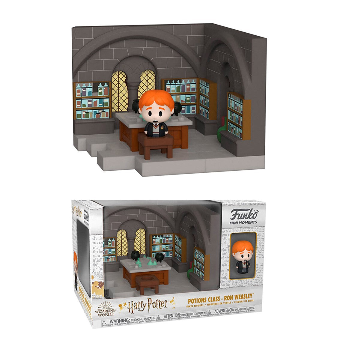 MINI MOMENTS FUNKO HARRY POTTER ANIVERSARIO RON WEASLEY CON OPCION CHASE 57365