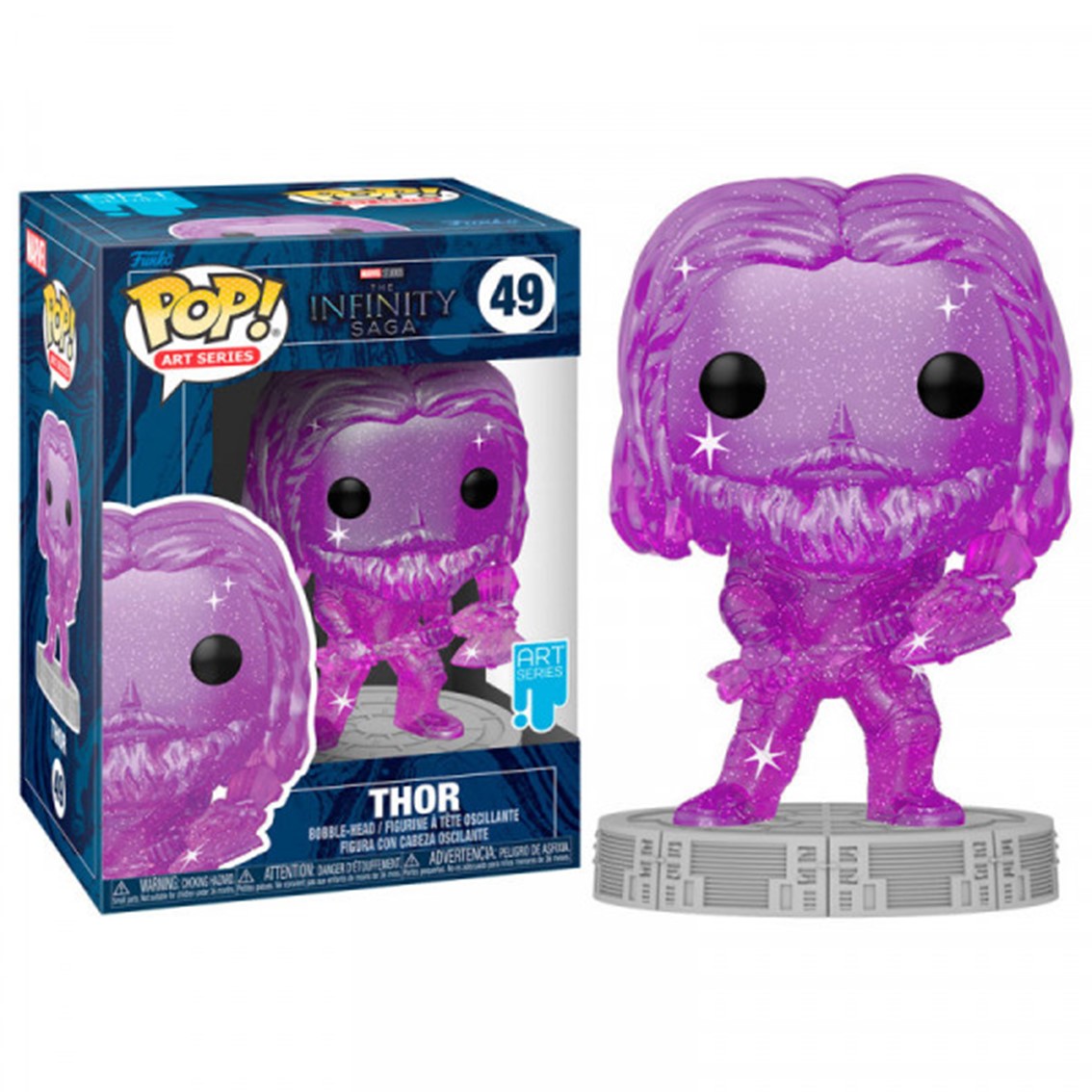 FUNKO POP MARVEL INFINITY SAGA THOR GEMA DEL PODER 57618