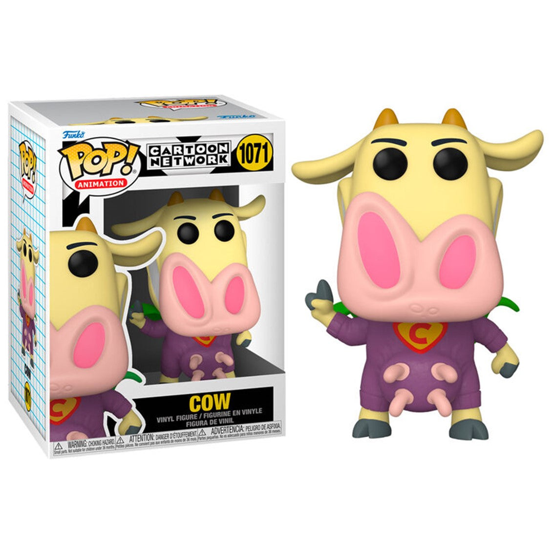 FUNKO POP ANIMACION CARTOON NETWORK VACA Y POLLO SUPER VACA 57791