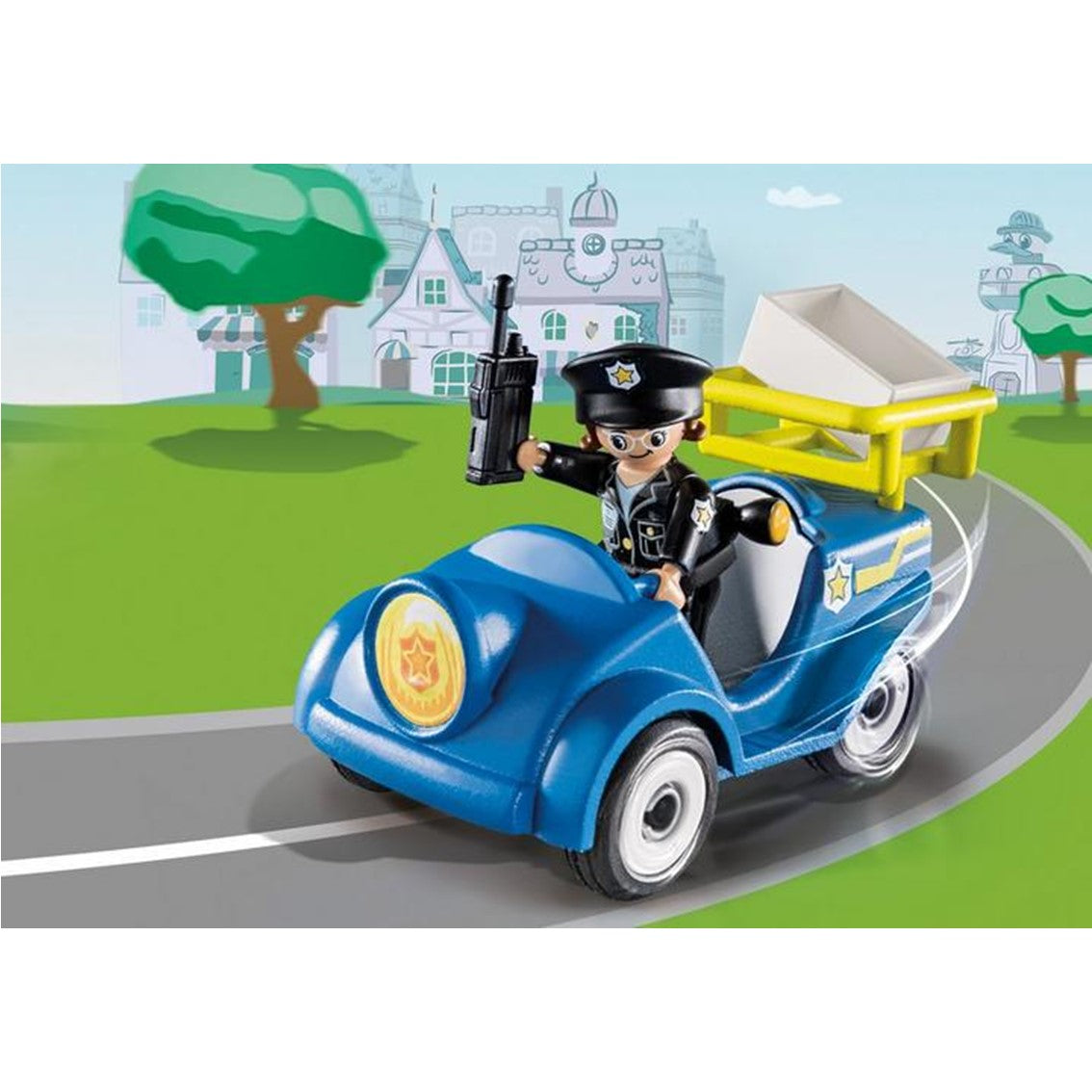 PLAYMOBIL DUCK ON CALL MINI COCHE DE POLICIA