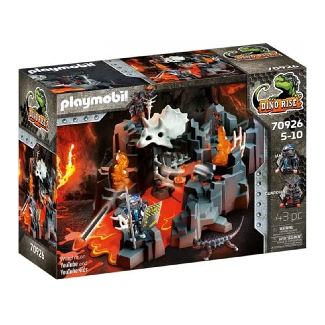 PLAYMOBIL DINO RISE GUARDIAN DE LA FUENTE DE LAVA