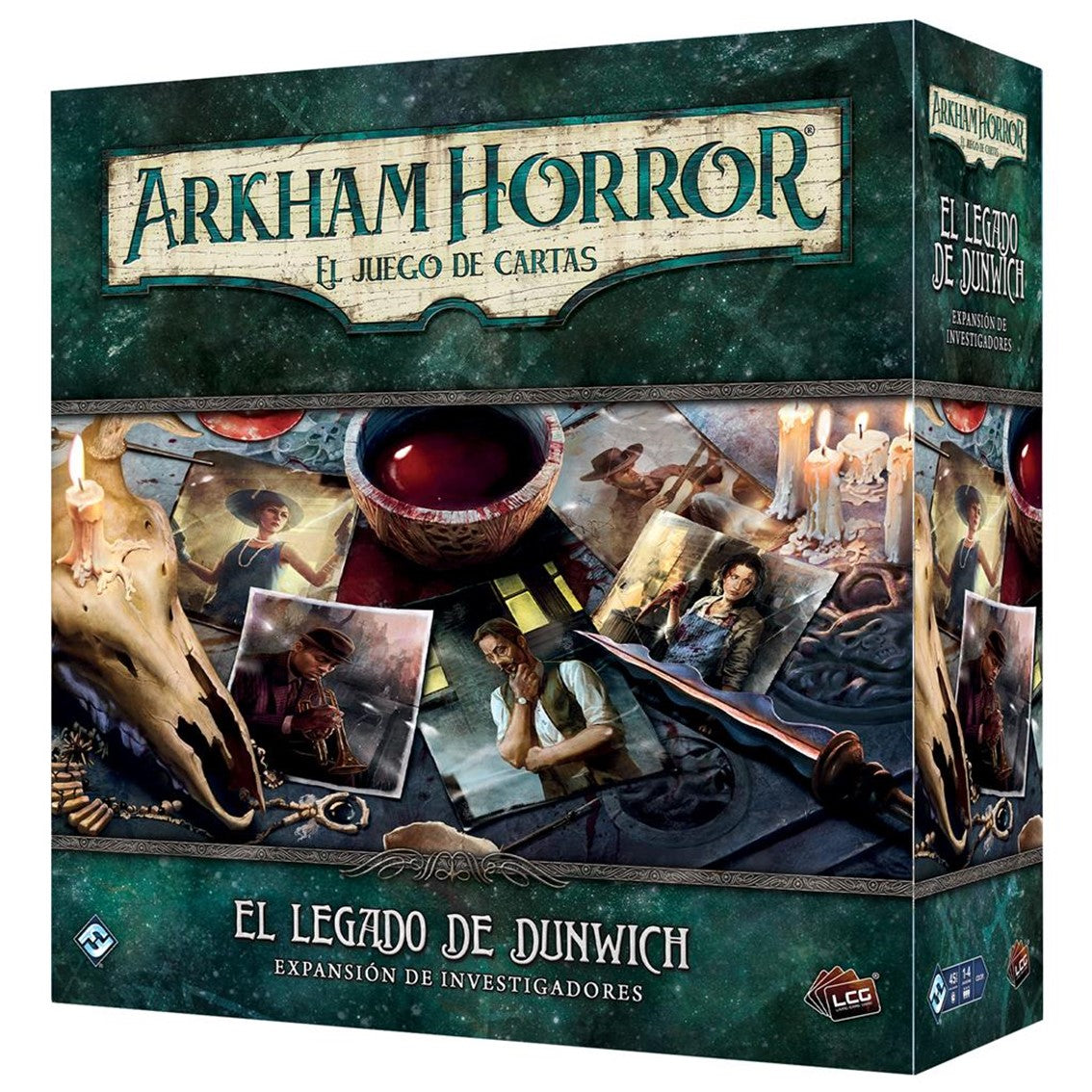 JUEGO DE MESA ARKHAM HORROR LCG : EL LEGADO DE DUNWICH EXP. INVESTIGADORES PEGI 14 - Z POP Toys