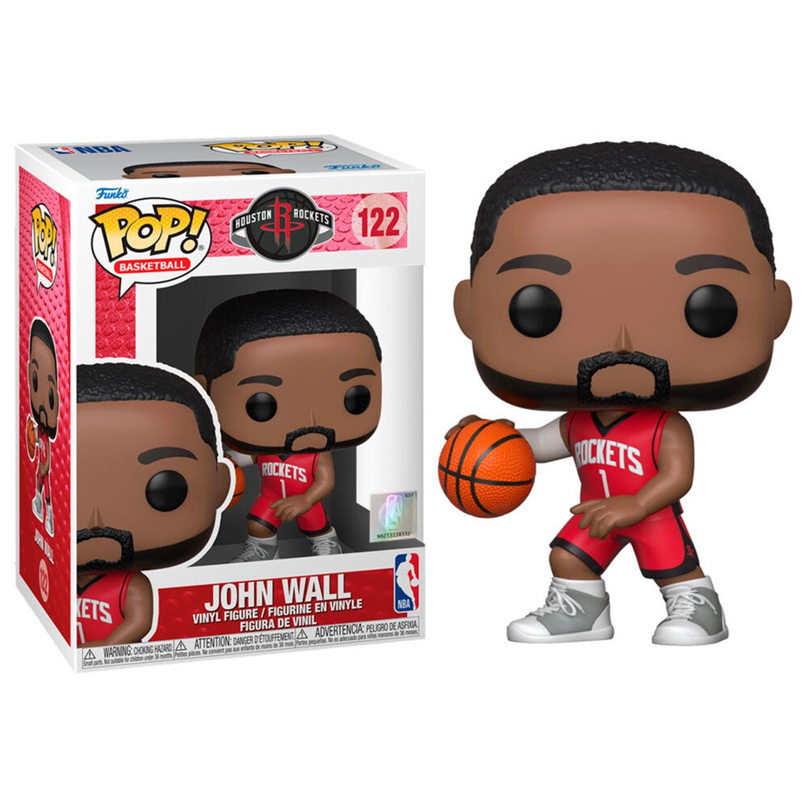 FUNKO POP DEPORTES NBA JOHN WALL HOUSTON ROCKETS CAMISETA LOCAL 59261 - Z POP Toys