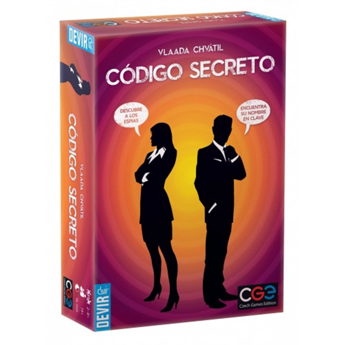 JUEGO DE MESA DEVIR CÓDIGO SECRETO PEGI 8