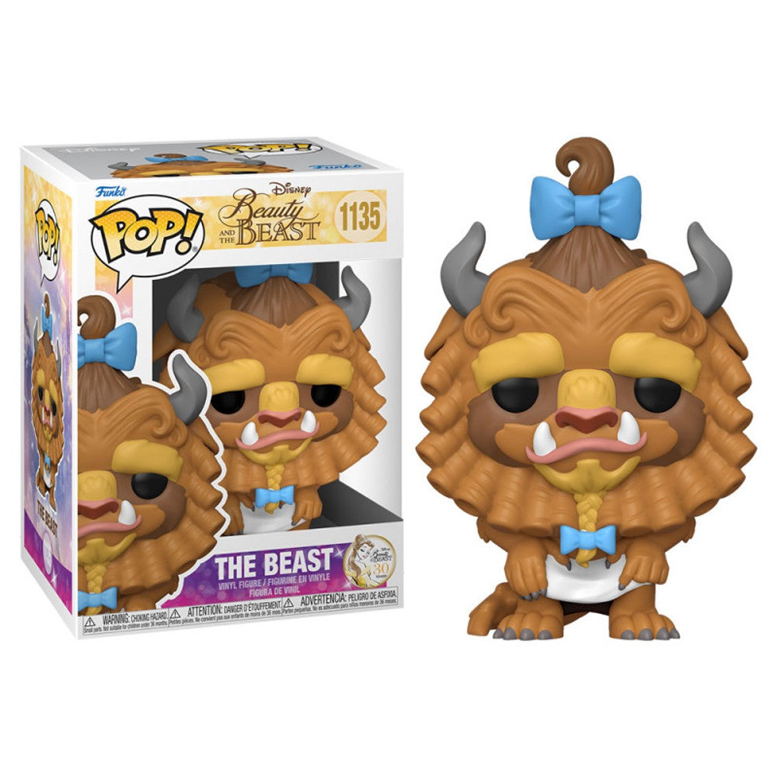 FUNKO POP DISNEY LA BELLA Y LA BESTIA BESTIA CON RIZOS 57585