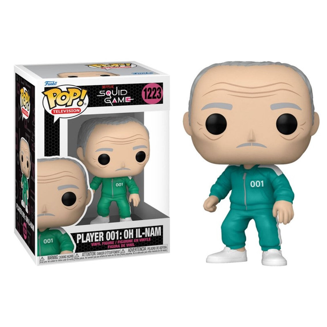FUNKO POP SERIES TV EL JUEGO DEL CALAMAR JUGADOR 001: OH IL - NAM - Z POP Toys