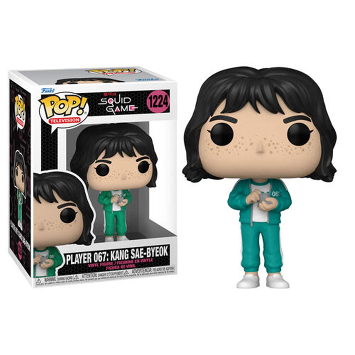 FUNKO POP SERIES TV EL JUEGO DEL CALAMAR JUGADOR: SAE - BYEOK 067 64797 - Z POP Toys