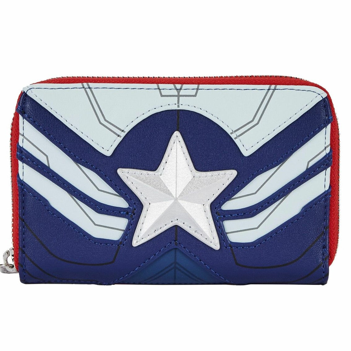 CARTERA LOUNGEFLY MARVEL FALCON CAPITÁN AMÉRICA COSPLAY
