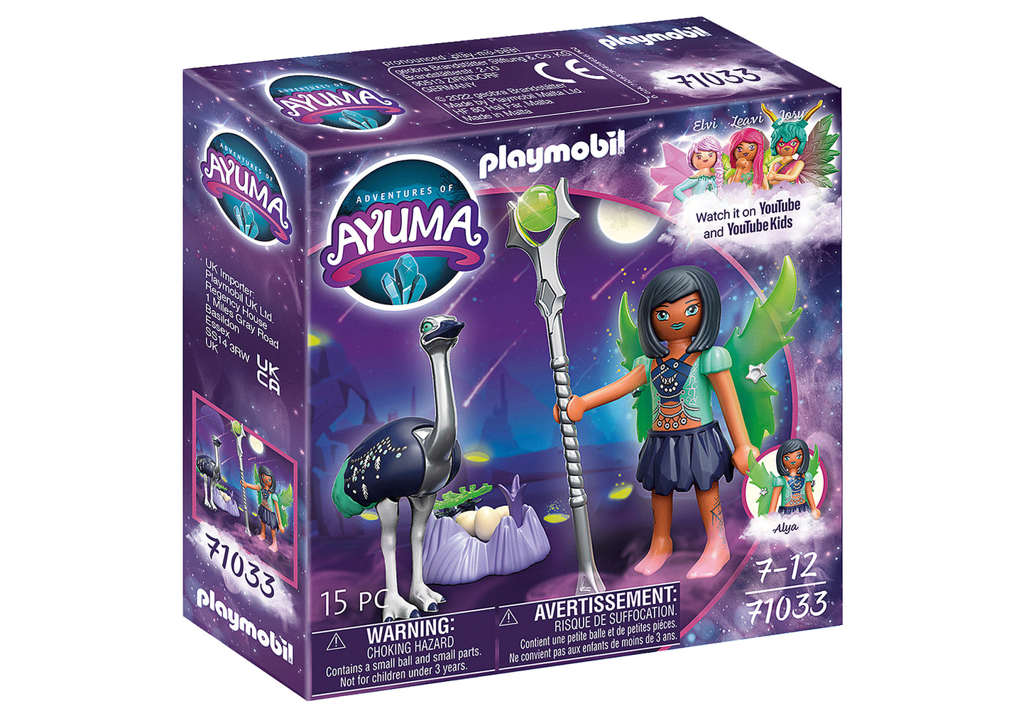 PLAYMOBIL AYUMA MOON FAIRY CON ANIMAL DEL ALMA