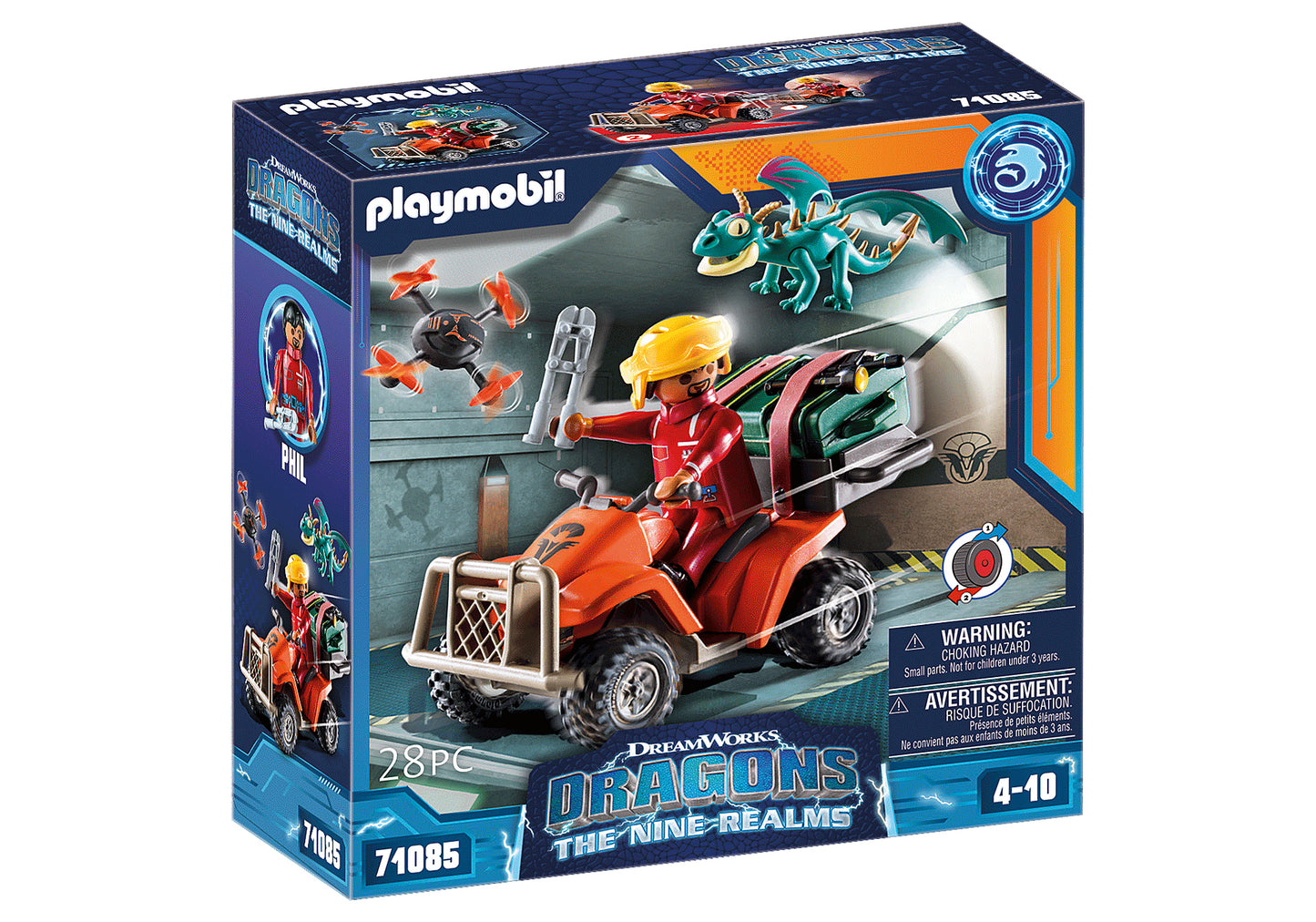 PLAYMOBIL DRAGONES : NINE REALMS : ICARIS QUAD