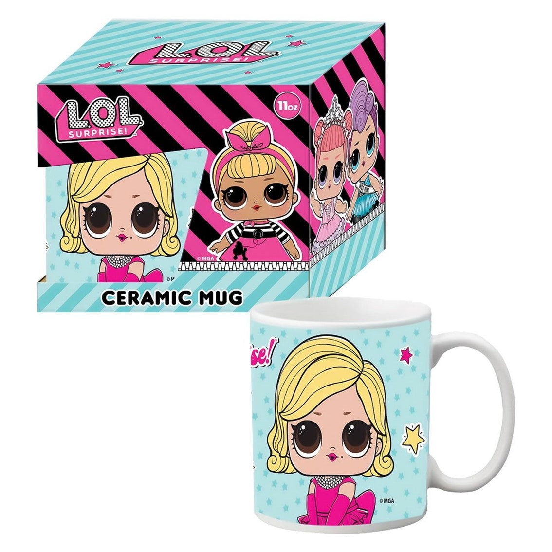 TAZA GB EYE LOL SURPRISE CERAMICA EN CAJA DE REGALO AZUL