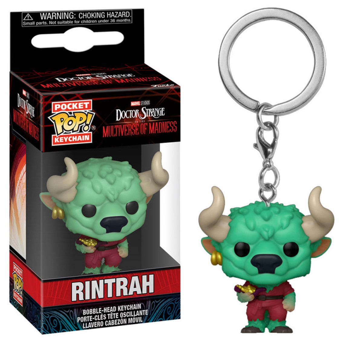 FUNKO POP KEYCHAIN LLAVERO DOCTOR STRANGE MULTIVERSO DE LA LOCURA RINTRAH