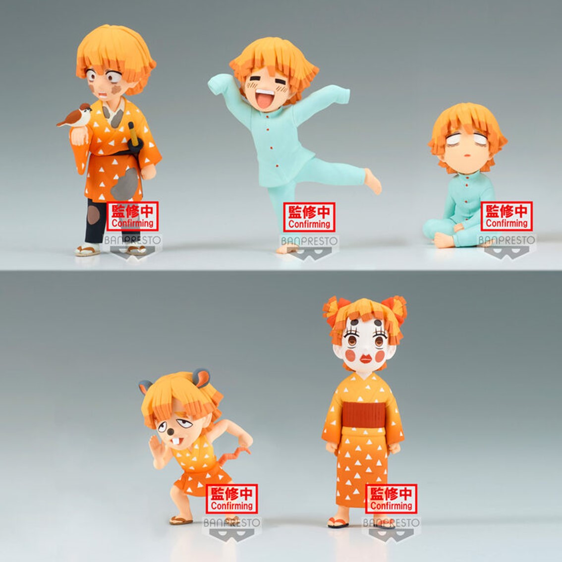 FIGURA BANPRESTO KIMETSU NO YAIBA DEMON SLAYER WORLD COLLECTABLE FIGURE ZENITSU AGATSUMA COLLECTION - Z POP Toys