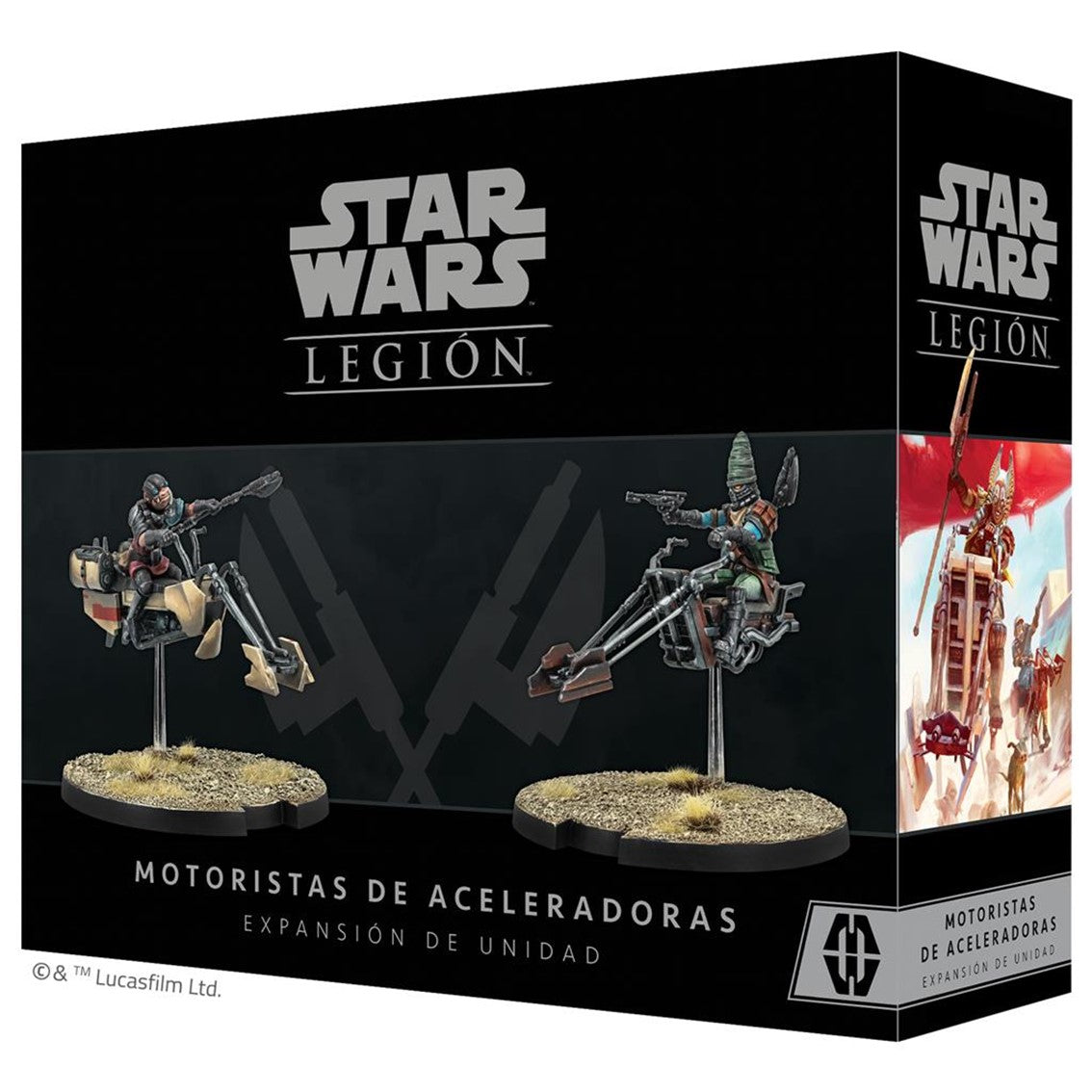 JUEGO DE MESA STAR WARS LEGION: MOTORISTAS DE ACELERADORAS PEGI 14